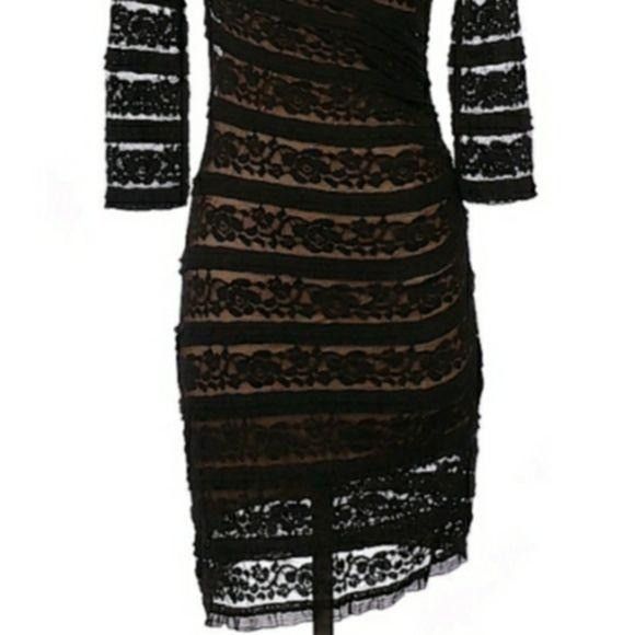 Vintage Studio M Gothic Lace Bodycon Asymmetrical Neckline Long Slee Size XS / US 0-2 / IT 36-38 - 5 Thumbnail