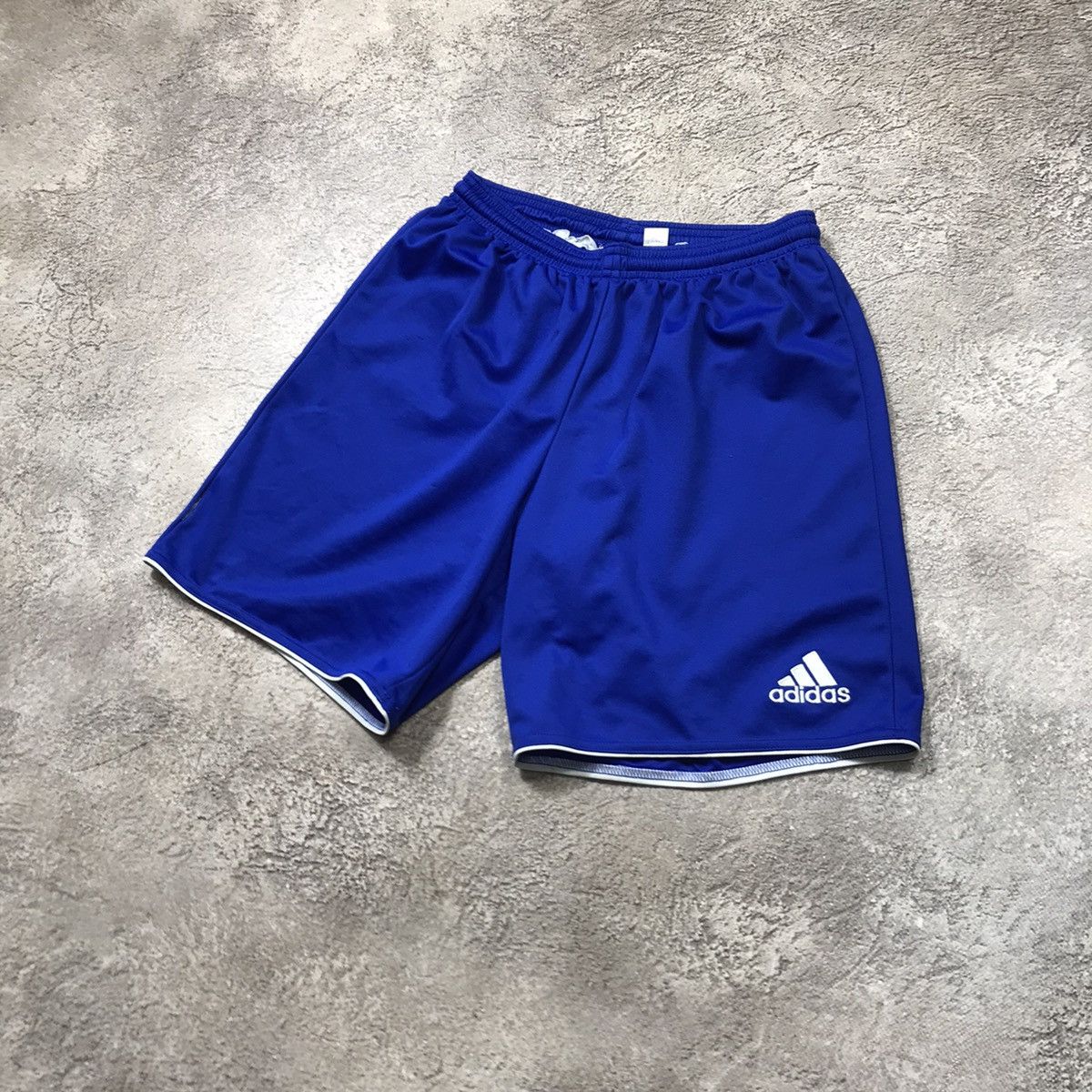 Vintage Vintage Adidas Shorts Y2K Streetwear Skate Blue Relaxed 28 Size US 28 / EU 44 - 3 Thumbnail