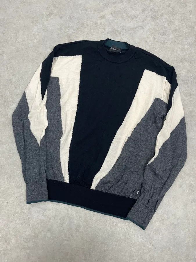 Emporio Armani AW2022 Emporio Armani Shape Black & White Wool Sweater Size US S / EU 44-46 / 1 - 4 Thumbnail