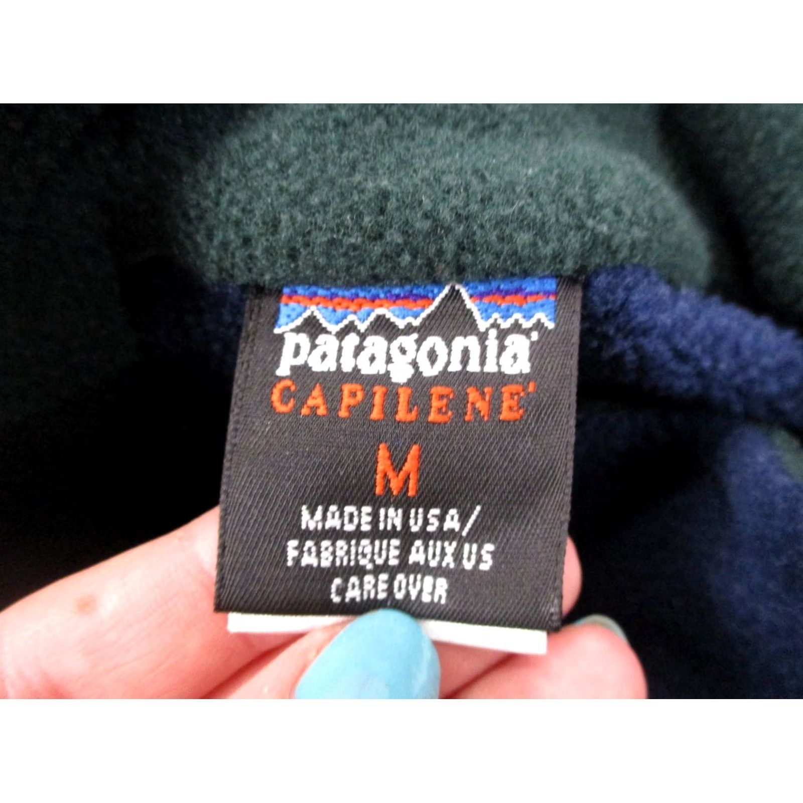 Patagonia Patagonia Jacket Mens M Navy Blue Capilene Hiking Camping USA Made 43470 Size US M / EU 48-50 / 2 - 7 Thumbnail