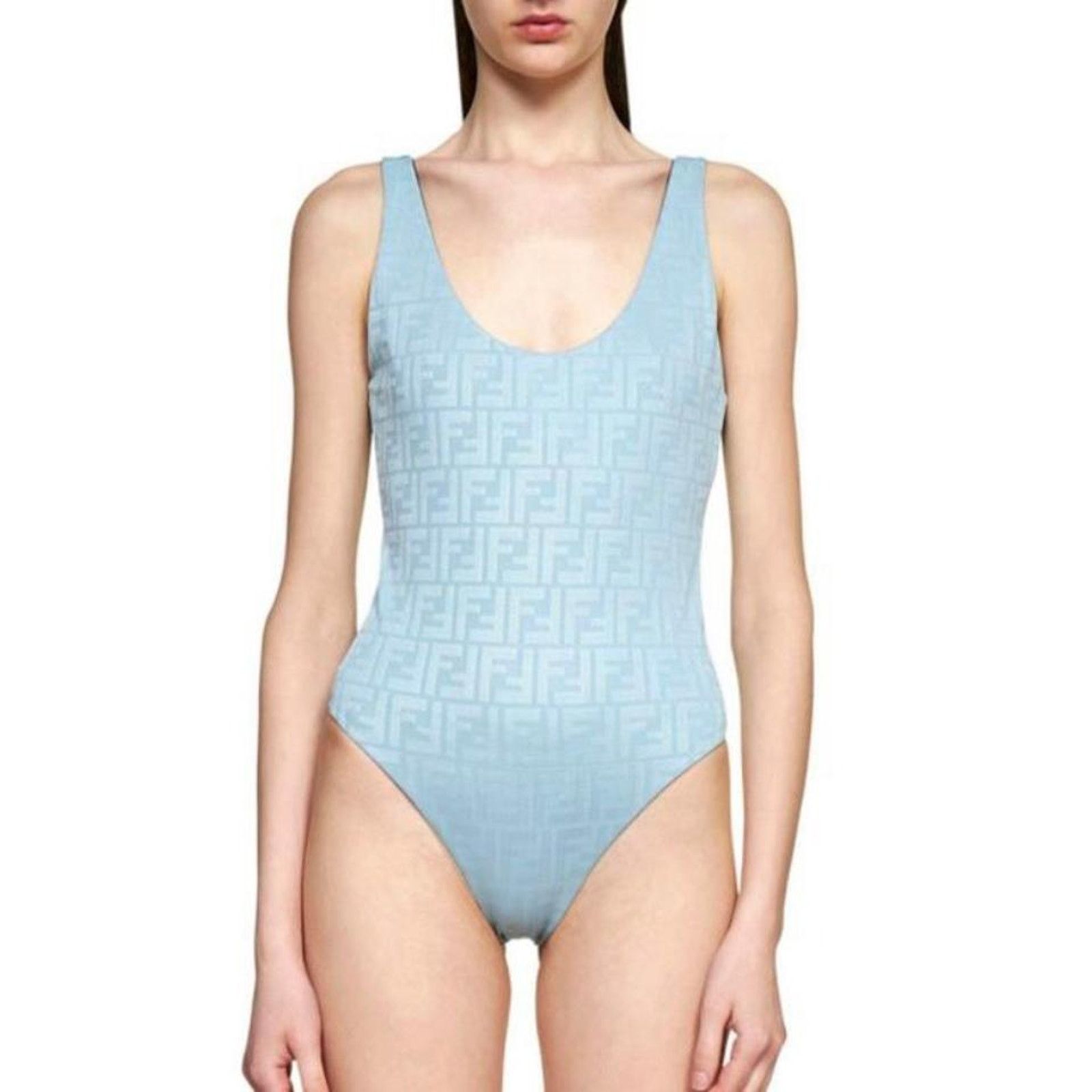 Fendi FF logo reversible swimsuit bodysuit 40 Size S / US 4 / IT 40 - 6 Thumbnail