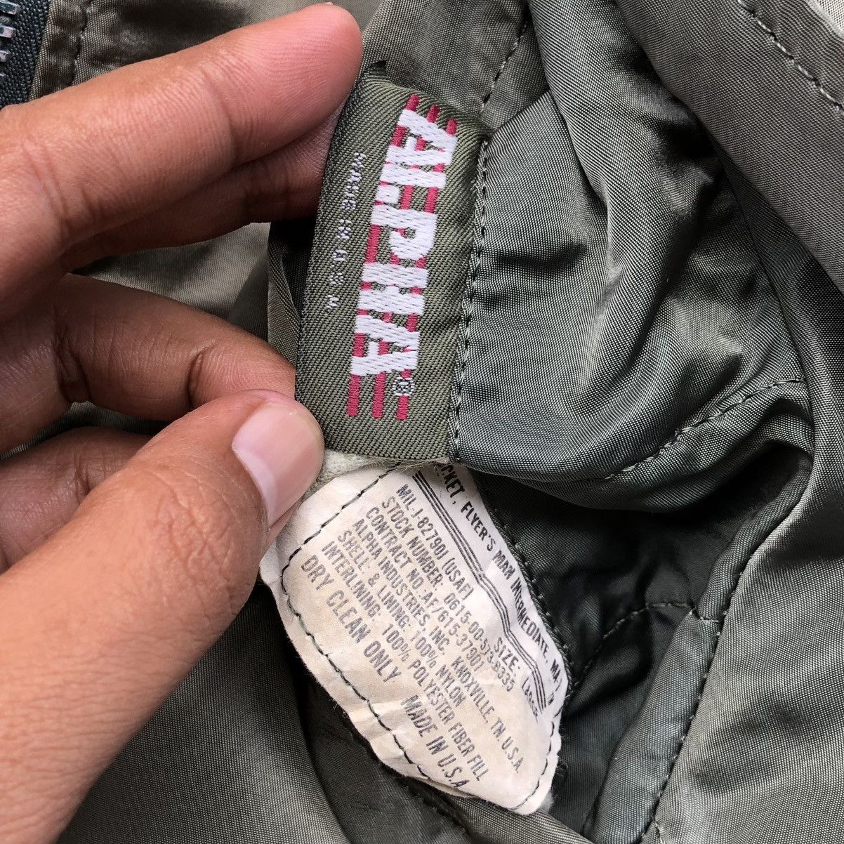Alpha Industries Alpha Flyer’s Man Intermediate Ma-1 Sun Faded Bomber Jacket Size US L / EU 52-54 / 3 - 15 Thumbnail