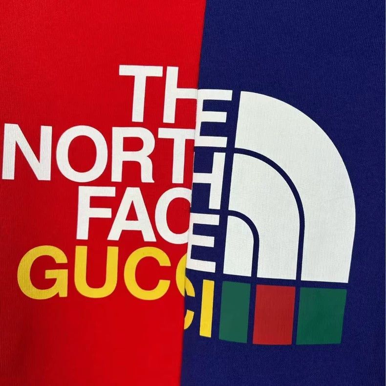 Gucci Gucci TNF Gucci North co-branded stitching printed letter s Size US S / EU 44-46 / 1 - 3 Thumbnail