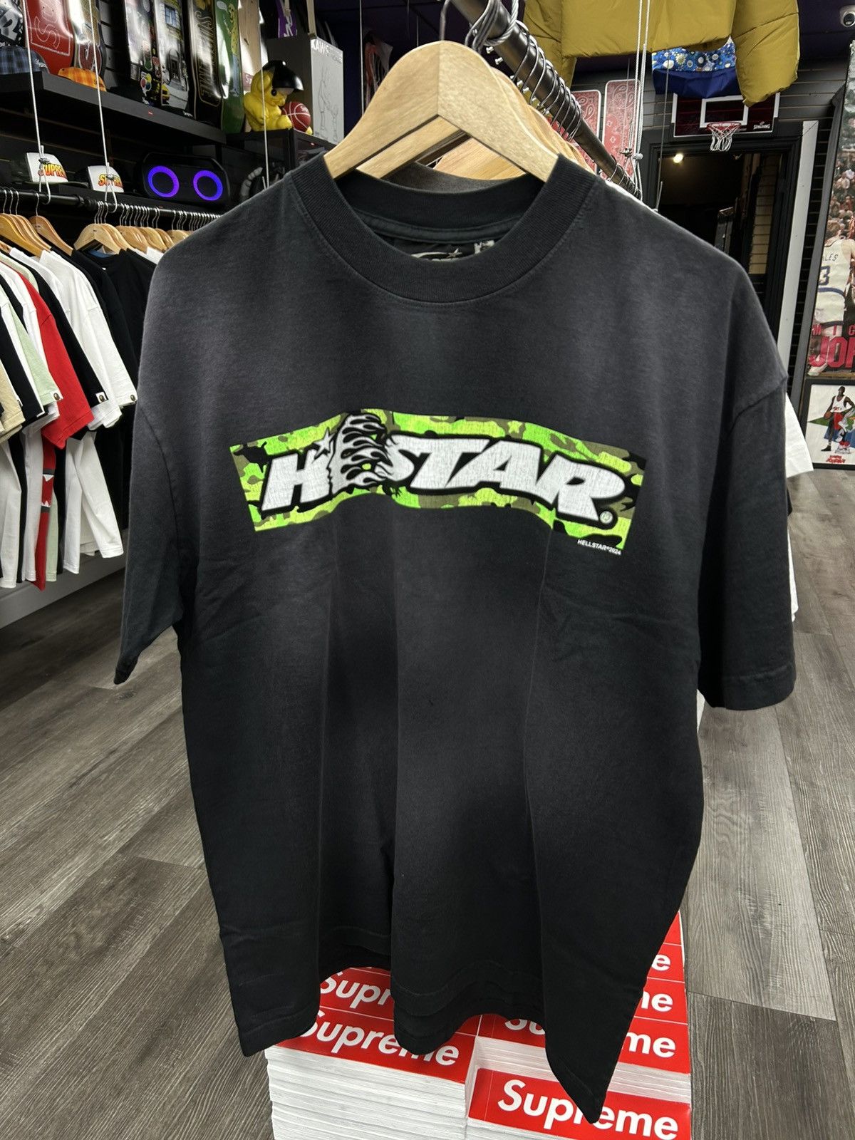 HELLSTAR Hellstar “Box logo” T-shirt Size US M / EU 48-50 / 2 - 1 Thumbnail