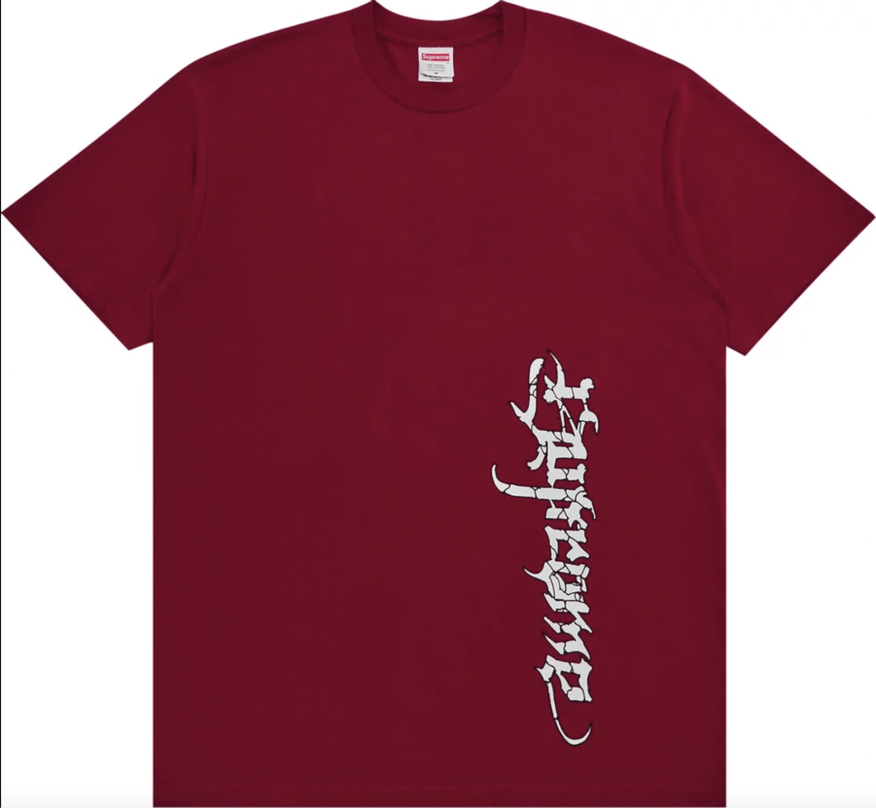 Supreme (XL) Supreme Satan Tee Cardinal FW24 (DS) Size US XL / EU 56 / 4 - 7 Thumbnail