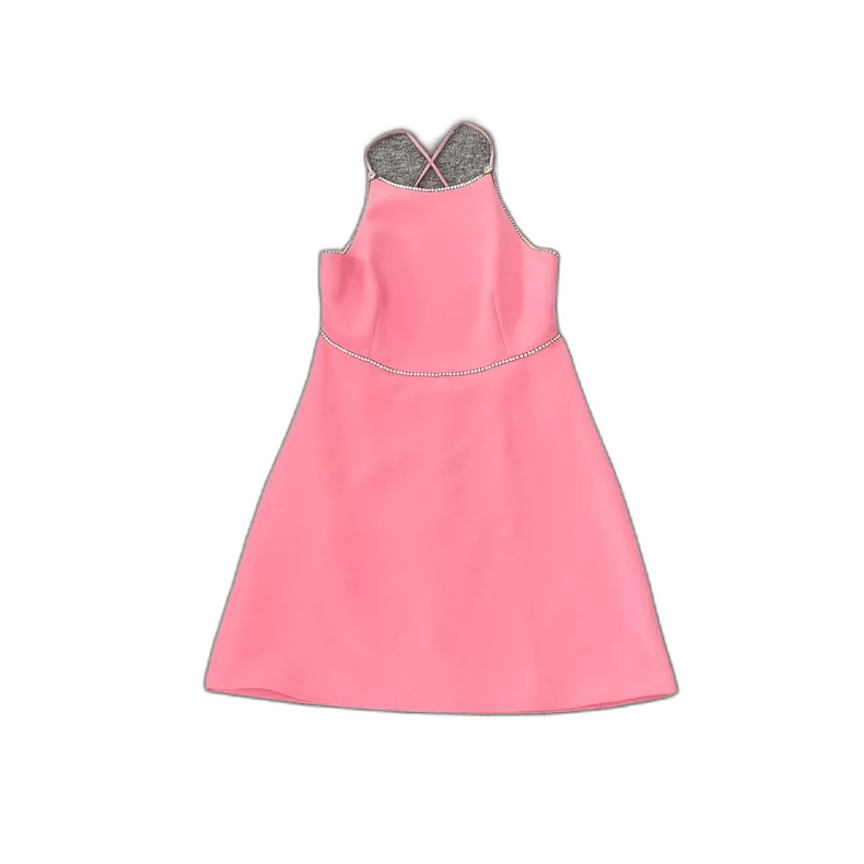 Prada Miu Miu Pink Rhinestone Strap Evening Dress Size US 42 / EU 58 - 1 Thumbnail