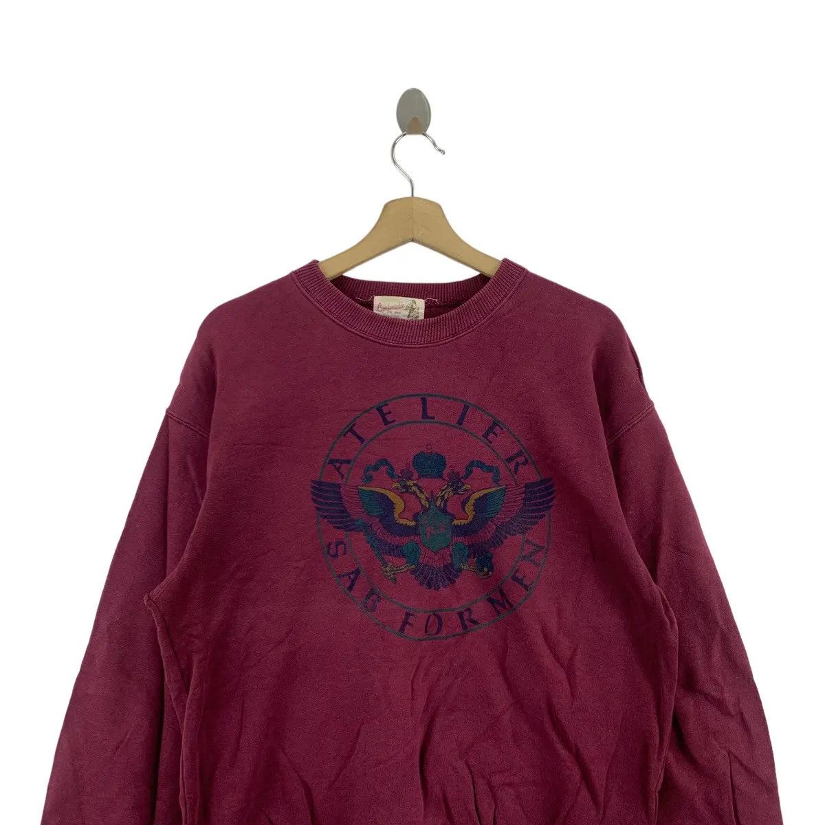 Vintage Vintage 90’ ATELIER SAB Crest Logo Eagle Made In Japan Size US L / EU 52-54 / 3 - 3 Thumbnail