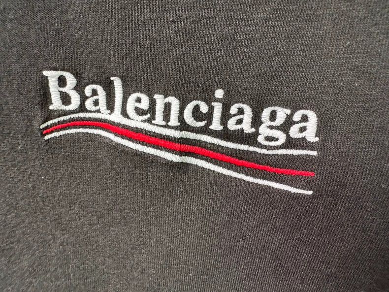 Balenciaga Balenciaga 23 SS Embroidered Cola Destroy Made Old Short Sl Size US S / EU 44-46 / 1 - 2 Thumbnail