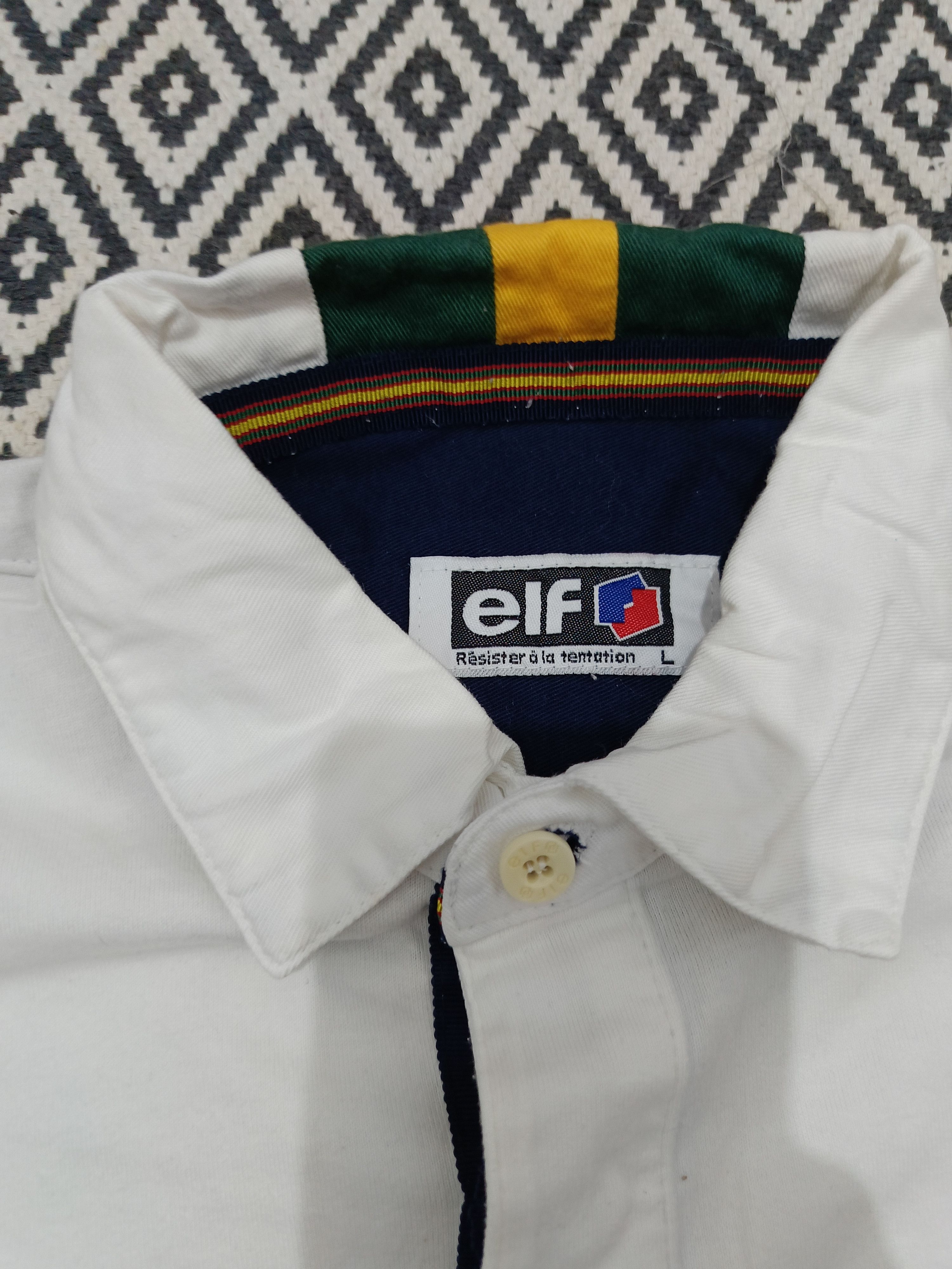 Other Vintage Elf Racing polo shirt Size US L / EU 52-54 / 3 - 3 Thumbnail