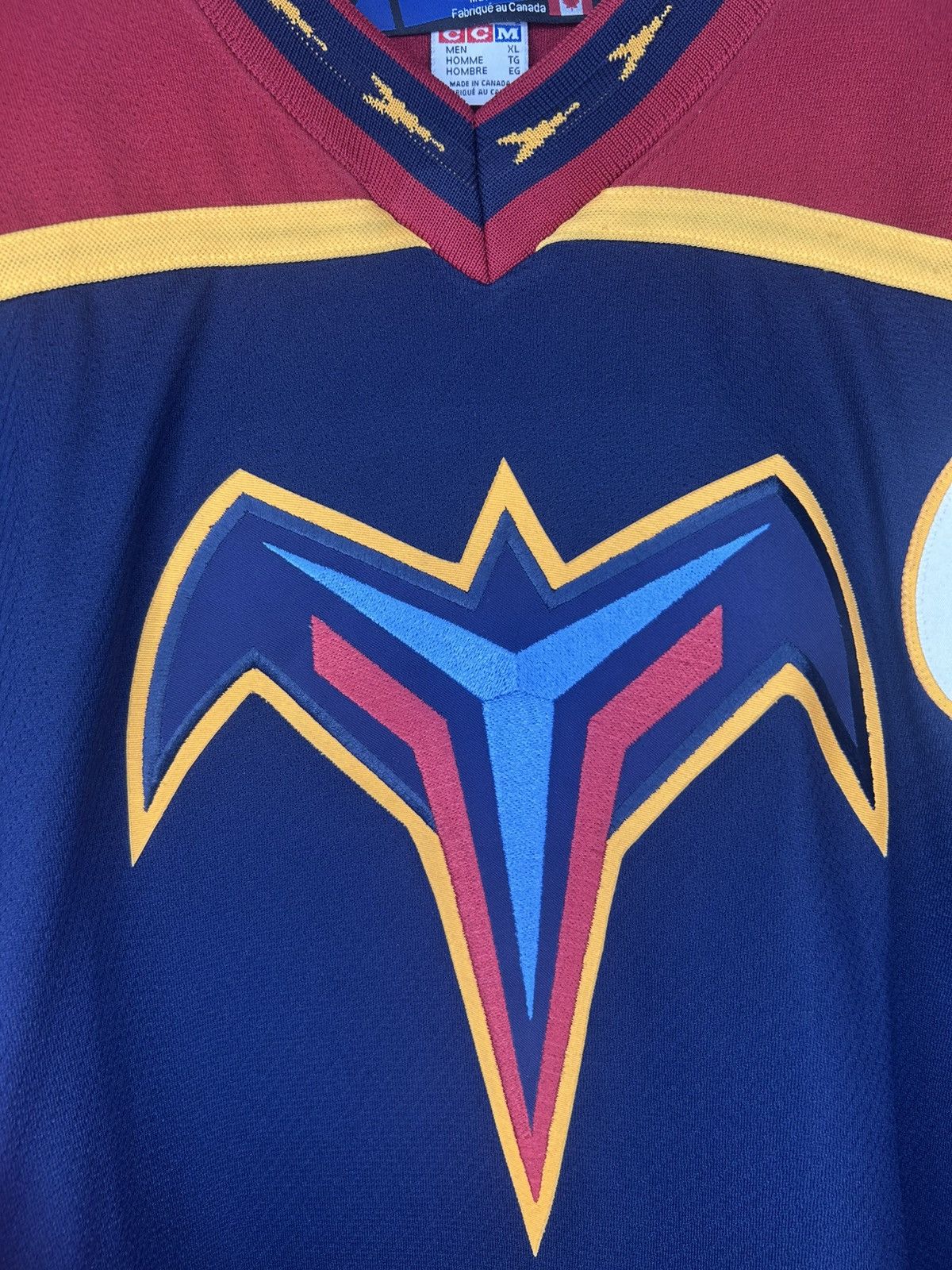 Ccm Vintage CCM Atlanta Thrashers Dany Heatley NHL Jersey Size US XL / EU 56 / 4 - 3 Thumbnail