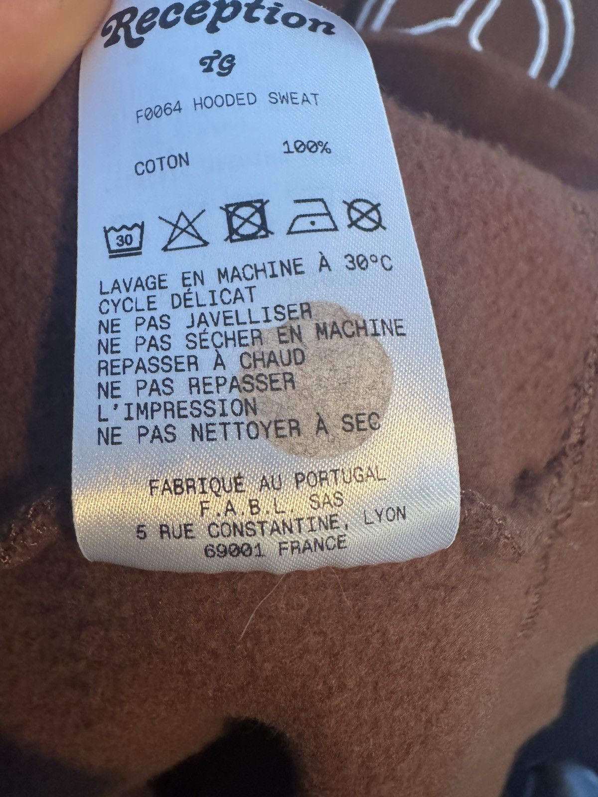 Designer Reception Embroidered Brown Hoodie Size US XL / EU 56 / 4 - 20 Thumbnail