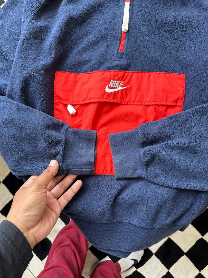 Other NIKE CENTER SWOOSH FLEECE HALF ZIPPER Size US L / EU 52-54 / 3 - 3 Thumbnail