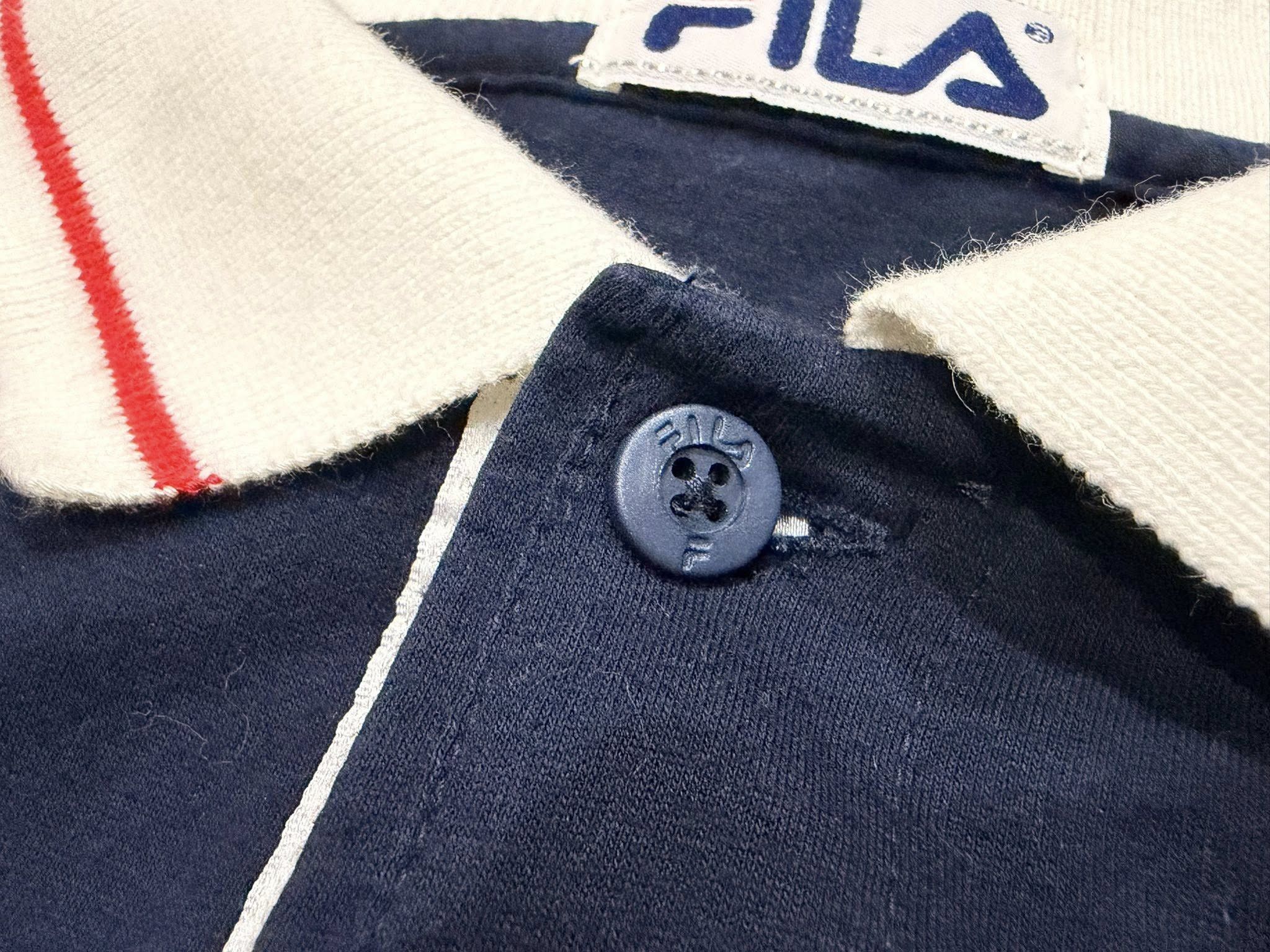 Fila Vintage FILA blue black polo S 3151 Size US XS / EU 42 / 0 - 9 Thumbnail