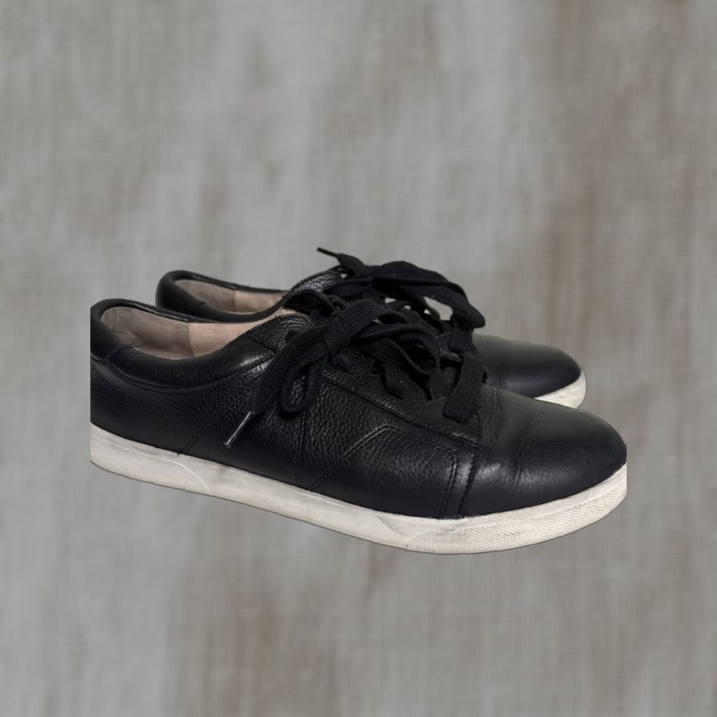 Vionic Vionic Chantelle Sneaker Women Leather Black Lace Up Size 9 Size US 9 / IT 39 - 1 Thumbnail