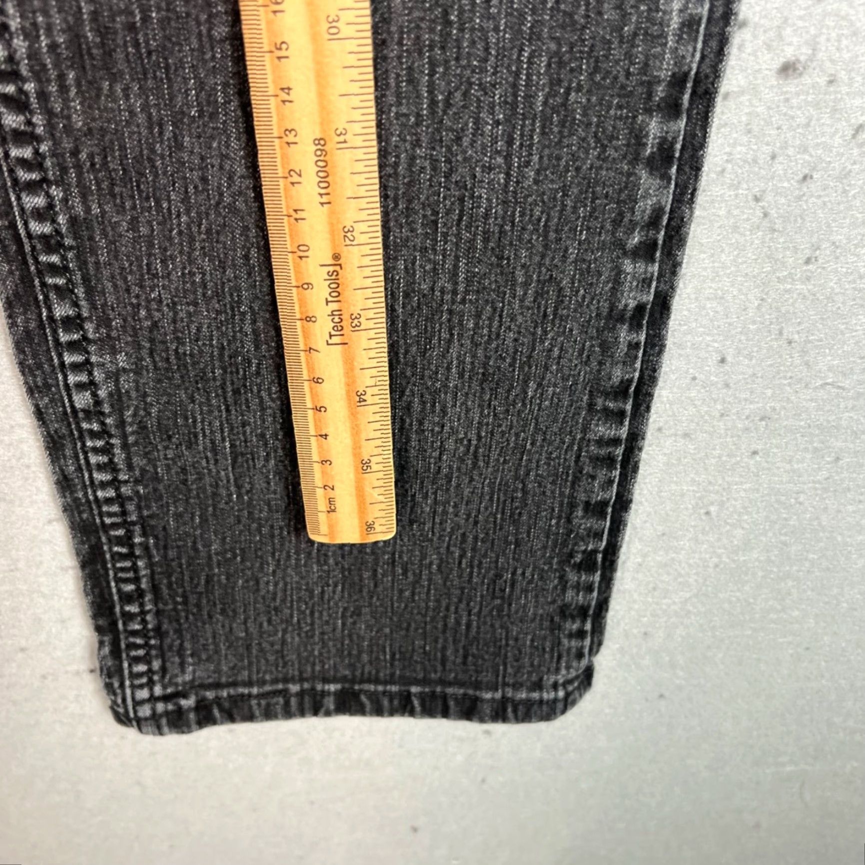 Lee VINTAGE Lee Riders High-Waisted Black Denim Jeans Womens Size 6M Straight Leg Size 26" / US 2 / IT 38 - 5 Thumbnail