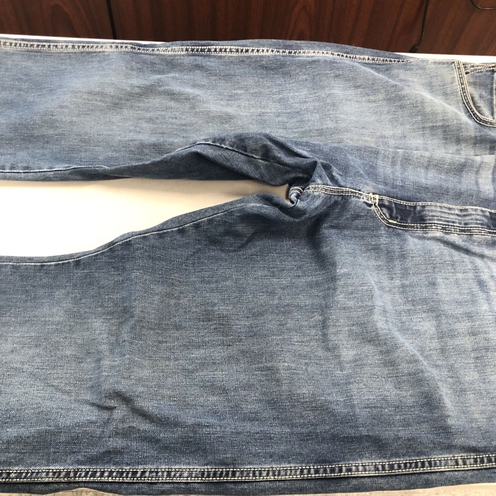 Wrangler Wrangler Retro Jeans Men's 42x31 Relaxed Boot Blue Denim 5-Pocket Cowboy Western Jeans Size US 42 / EU 58 - 6 Thumbnail