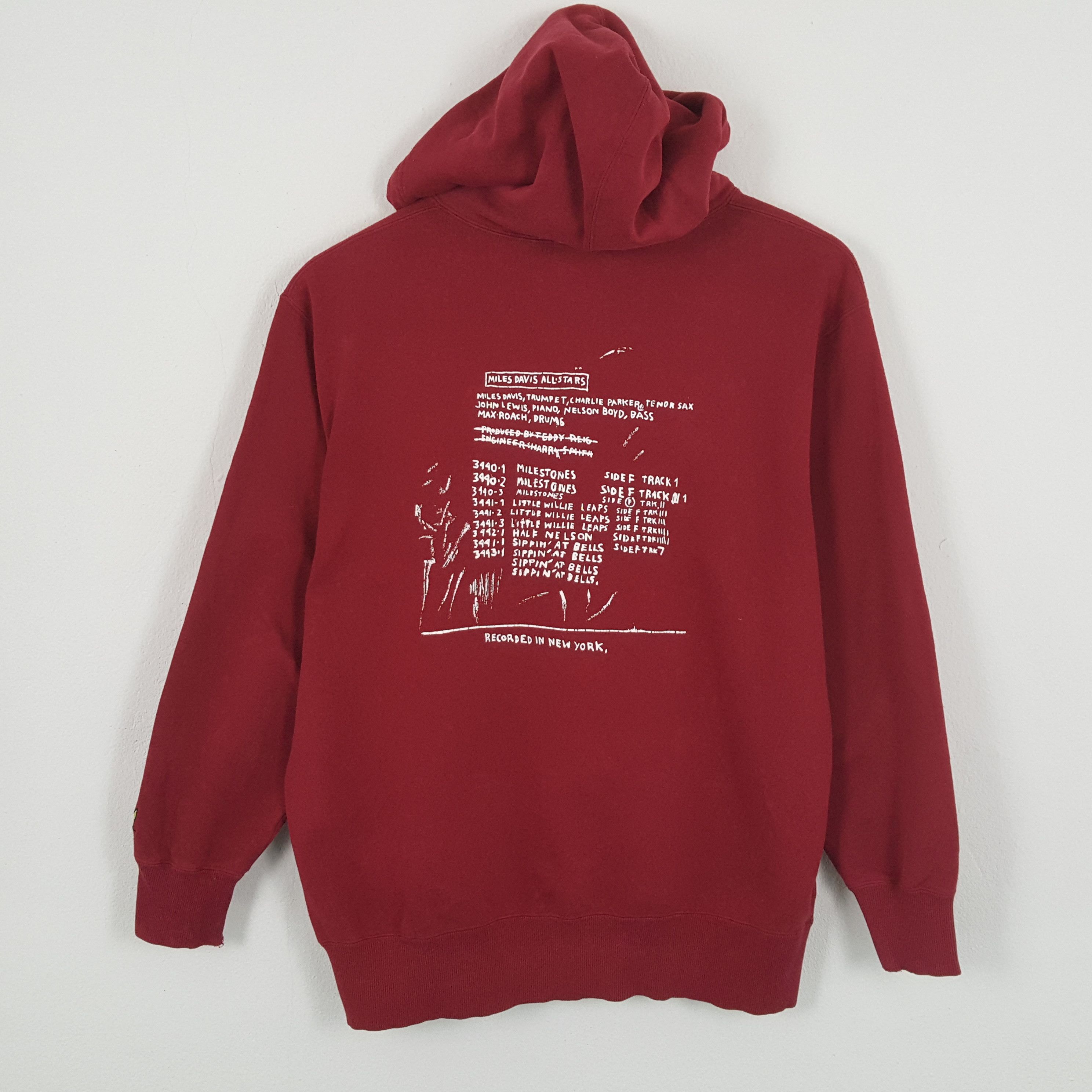 Jean-Michel Basquiat × Vintage JEAN MICHEL BASQUIAT Streetwear Style Hoodies Size US XL / EU 56 / 4 - 1 Thumbnail