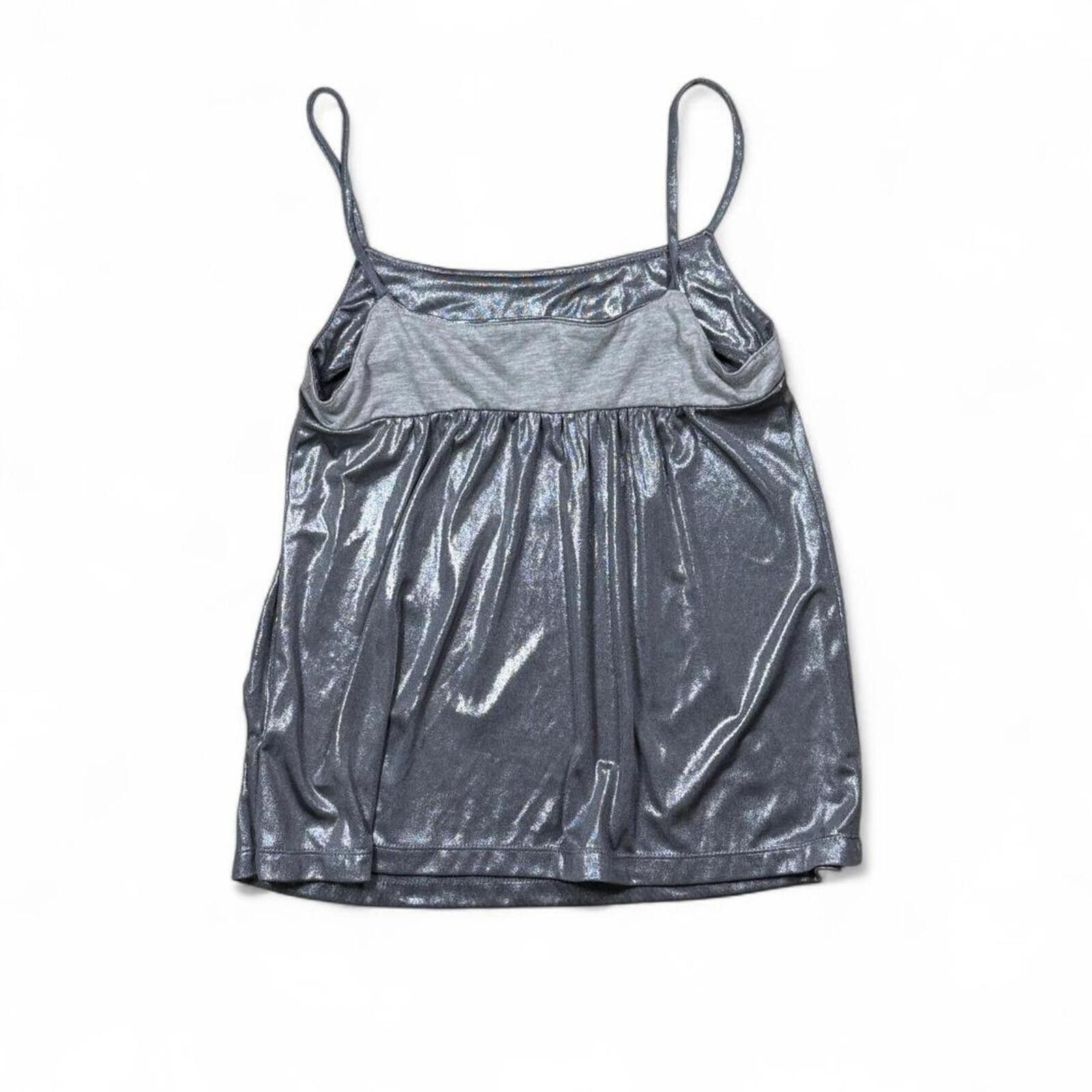 Other Fairy y2k vintage silver metallic tank top Size XS / US 0-2 / IT 36-38 - 3 Thumbnail