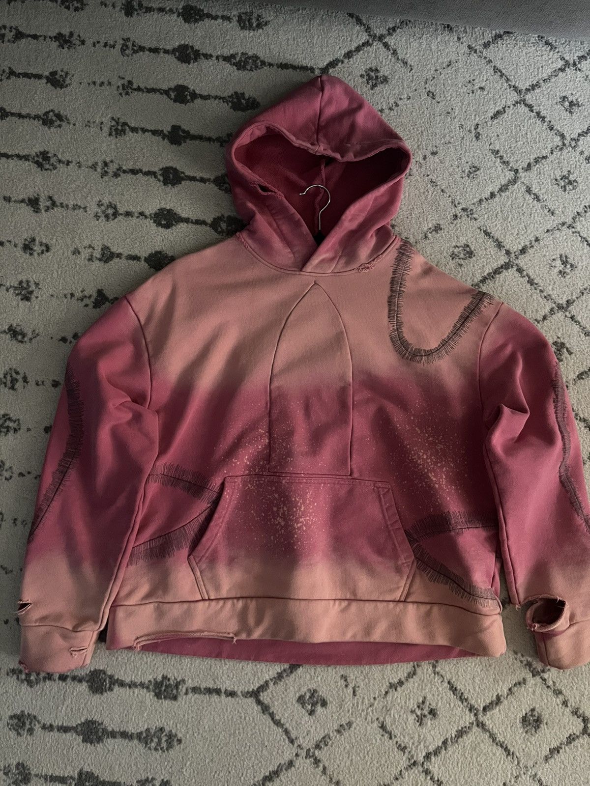 Who Decides War Who Decides War Pink Windowed Hoodie Size US M / EU 48-50 / 2 - 8 Thumbnail