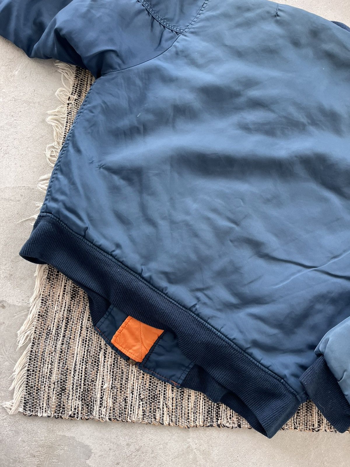 Alpha Industries Vintage Alpha Industries style Faded Blue Bomber Jacket Y2K Size US M / EU 48-50 / 2 - 20 Thumbnail