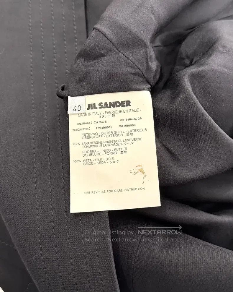Jil Sander Jil Sander size 40 Black collarless fleece coat Size M / US 6-8 / IT 42-44 - 9 Thumbnail