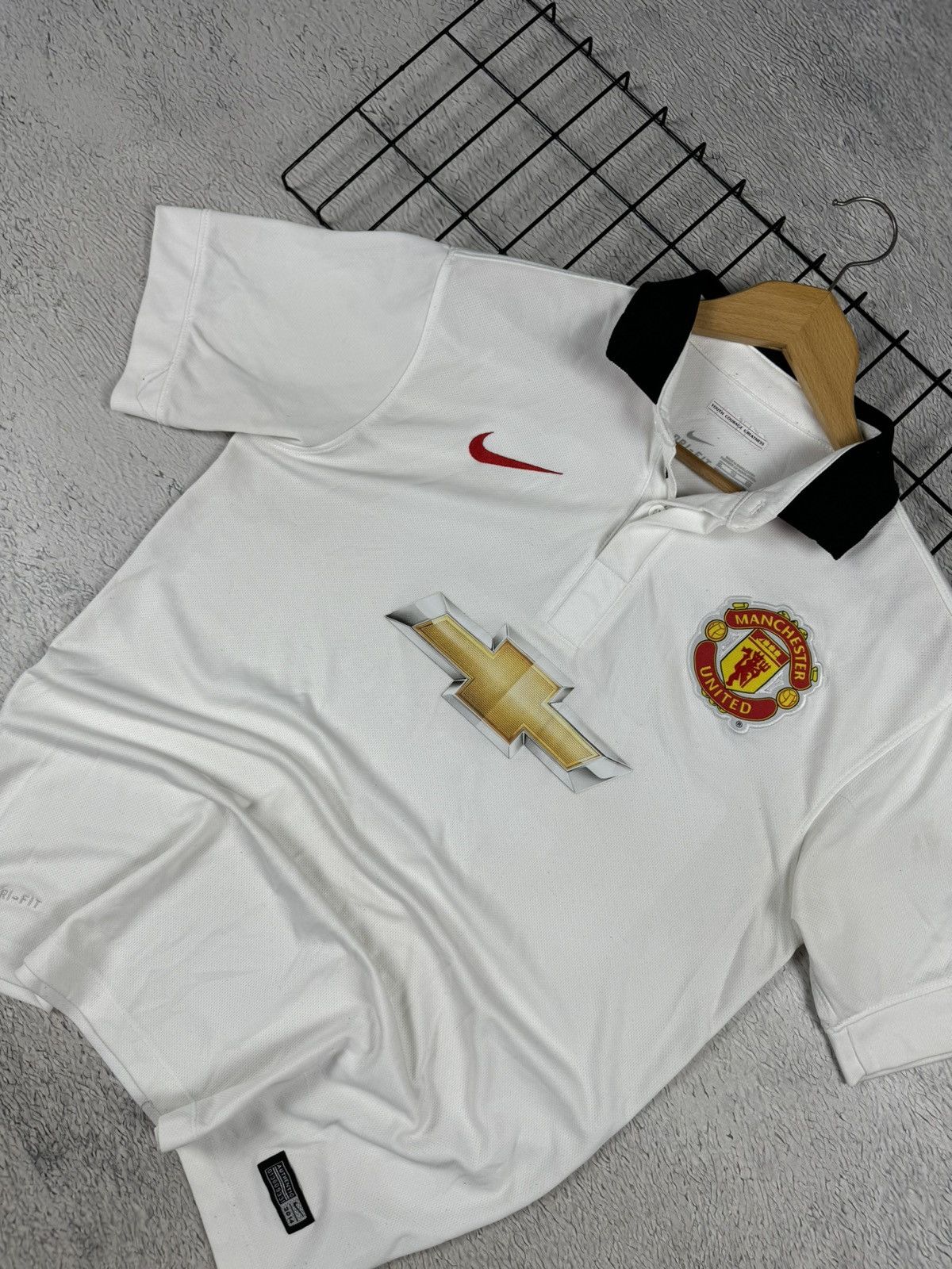 Nike × Vintage DI MARIA Vintage Manchester United 2014/15 Nike Jersey L sz Size US L / EU 52-54 / 3 - 3 Thumbnail