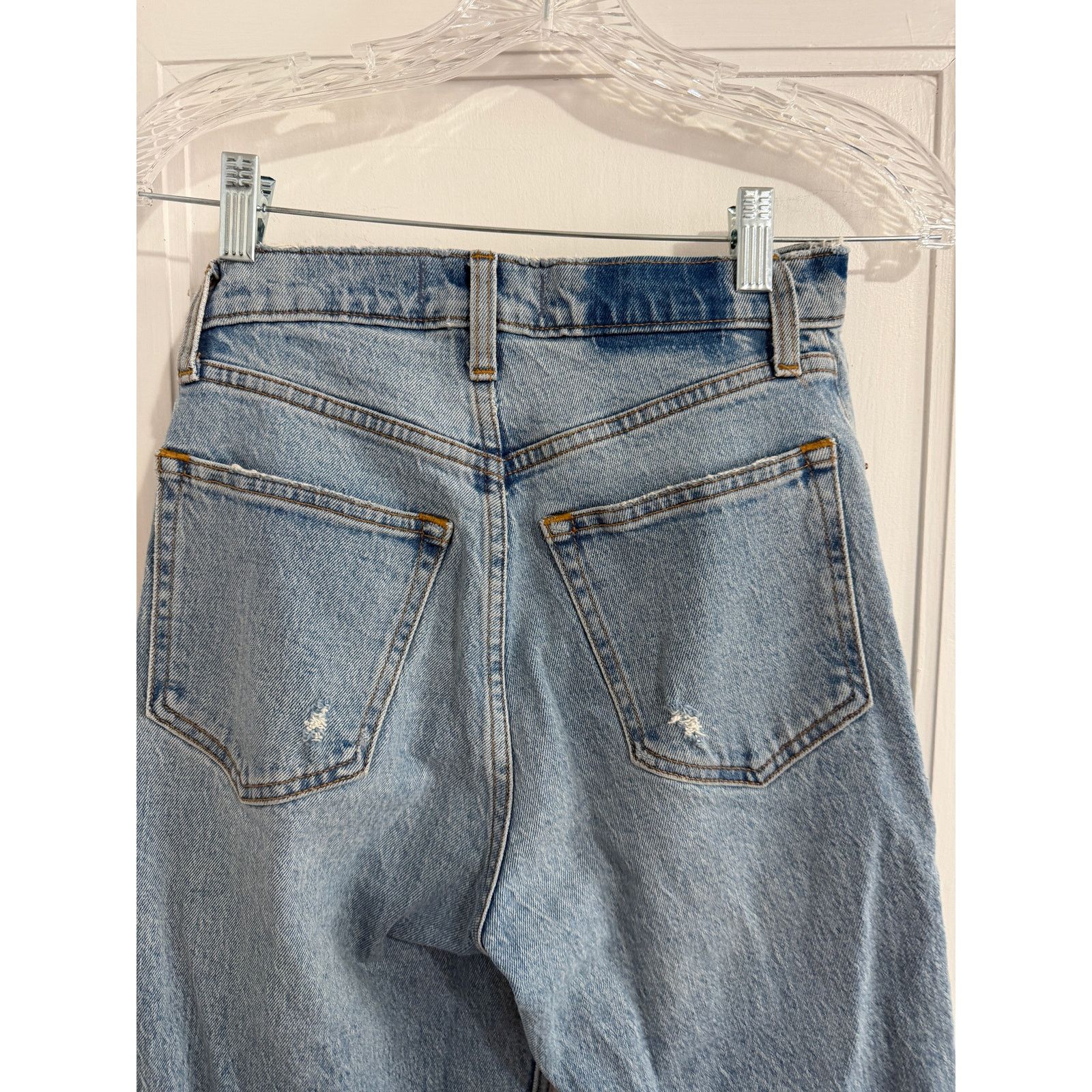 Abercrombie & Fitch Abercrombie The 90s Straight Ultra High Rise Jeans Size 26/2 Size 26" / US 2 / IT 38 - 6 Thumbnail