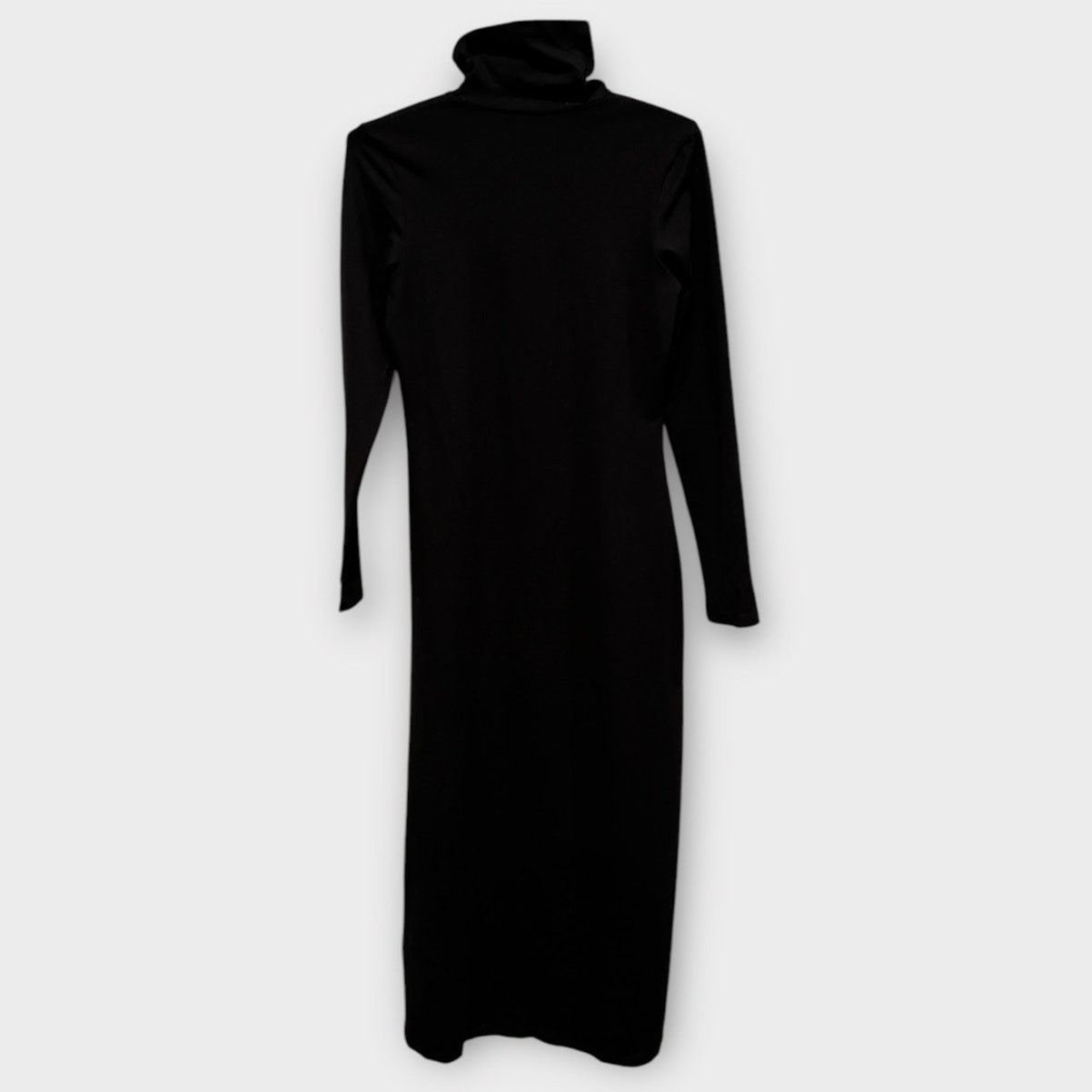 Susana Monaco Susana Monaco Long Sleeve Turtleneck Slit Midi Dress Small Size S / US 4 / IT 40 - 3 Thumbnail