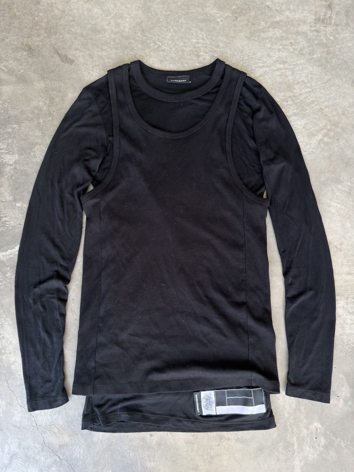 Playboi Carti SOLD*Unreleased narcissist layered L/S tank top Size US L / EU 52-54 / 3 - 1 Thumbnail