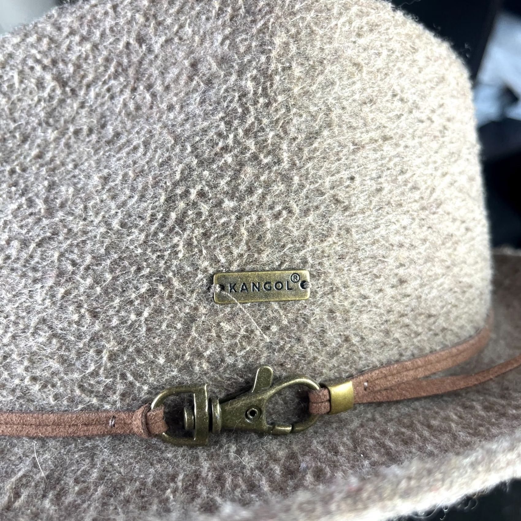 Kangol VINTAGE Kangol Fedora Hat Medium Wool Snap Carter Size ONE SIZE - 2 Thumbnail