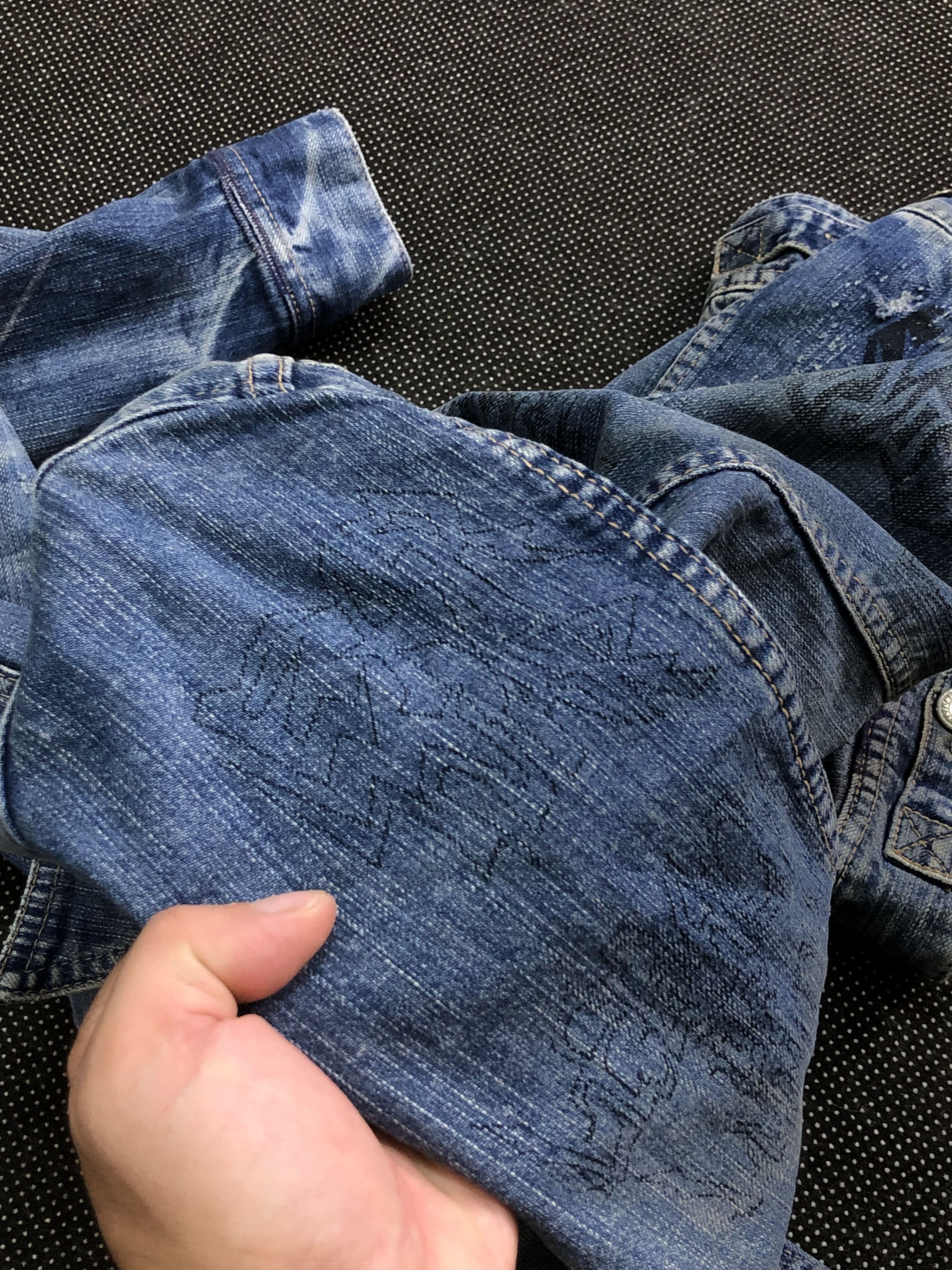 Hysteric Glamour RARE🔥90’S HYSTERIC KINKY JEANS TAKUYA KIMURA DENIM JACKET Size XXS / US 00 / IT 34 - 20 Thumbnail