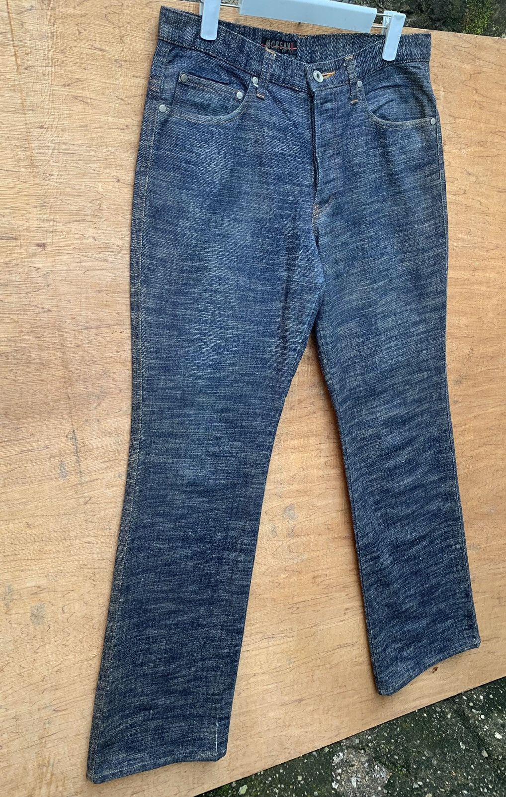 Japanese Brand 🔥🔥 MORGAN HOMME Blue Denim Jeans Size US 30 / EU 46 - 4 Thumbnail