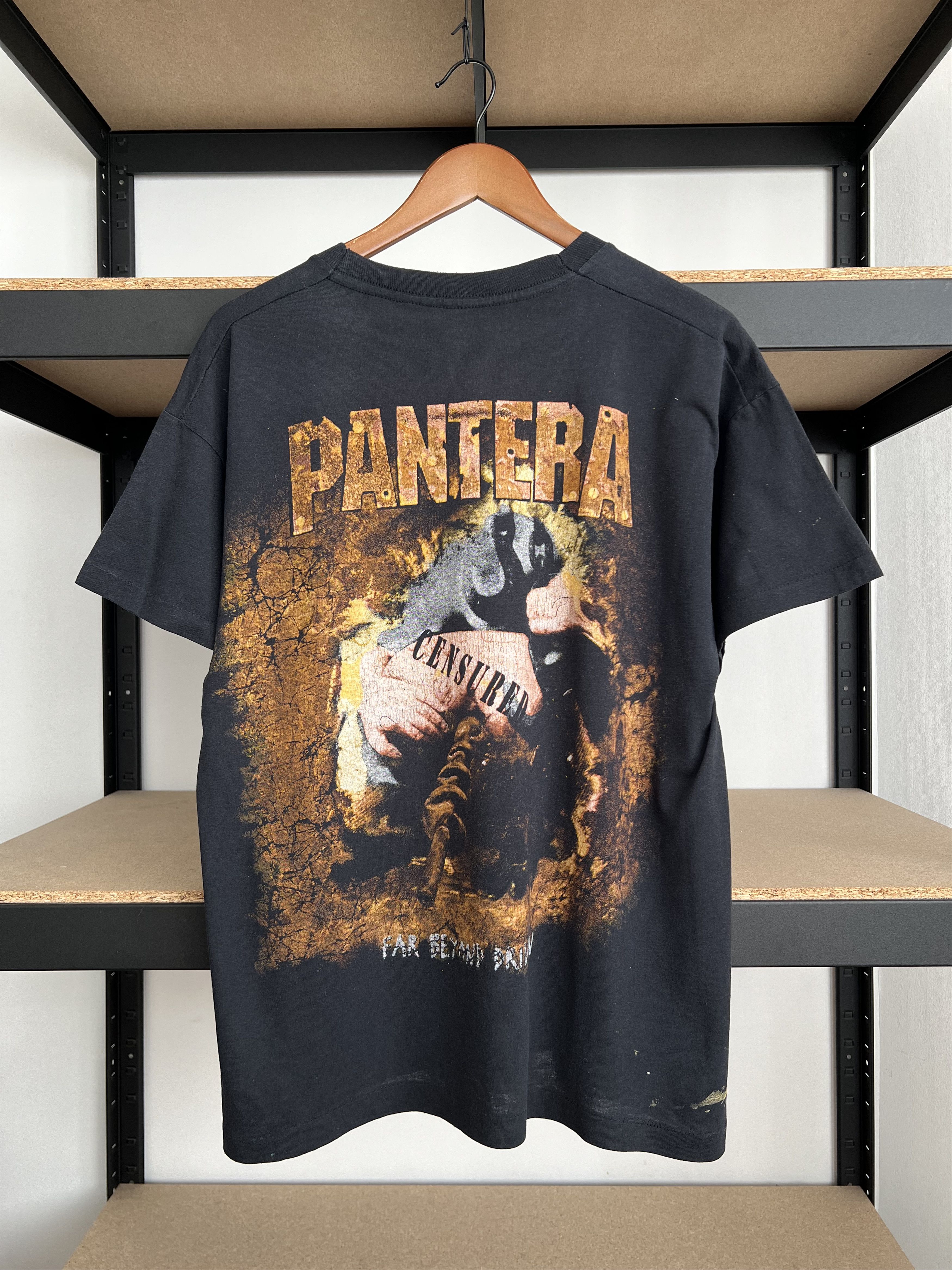 Band Tees Vintage 90s Pantera Far Beyond Driven Black T-shirt Size US L / EU 52-54 / 3 - 2 Thumbnail
