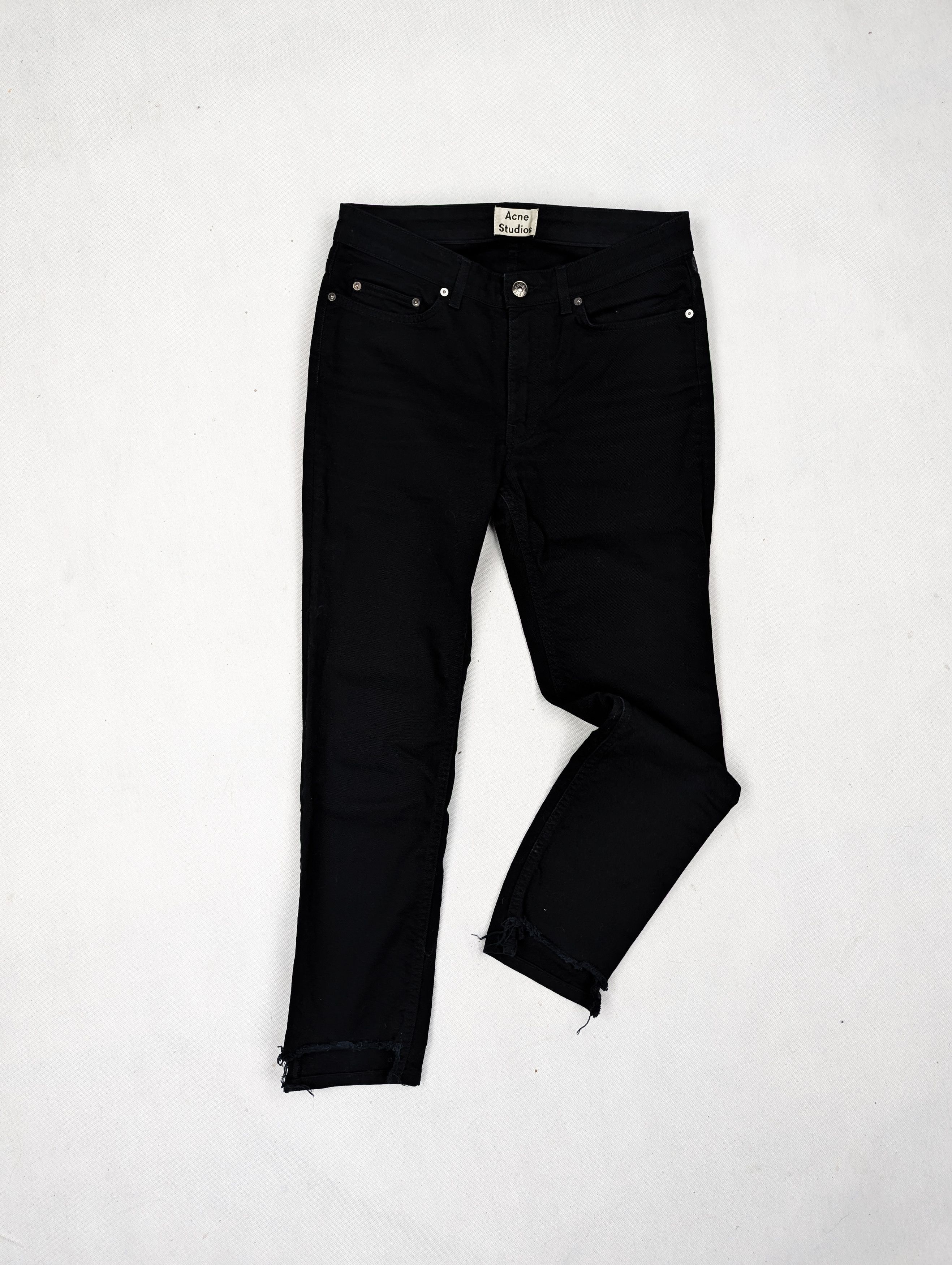 Acne Studios Acne Studios Row Black jeans 26 34 Size 26" / US 2 / IT 38 - 1 Thumbnail