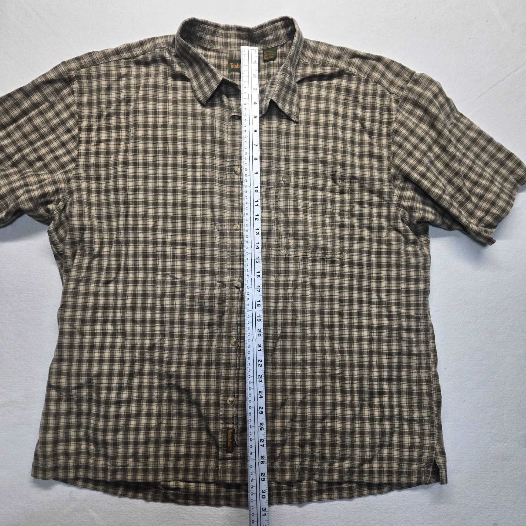 Timberland VINTAGE Timberland Plaid Flannel Shirt Men’s Long Sleeve 3XL Brown Cotton 90s Mens Size US XXL / EU 58 / 5 - 6 Thumbnail