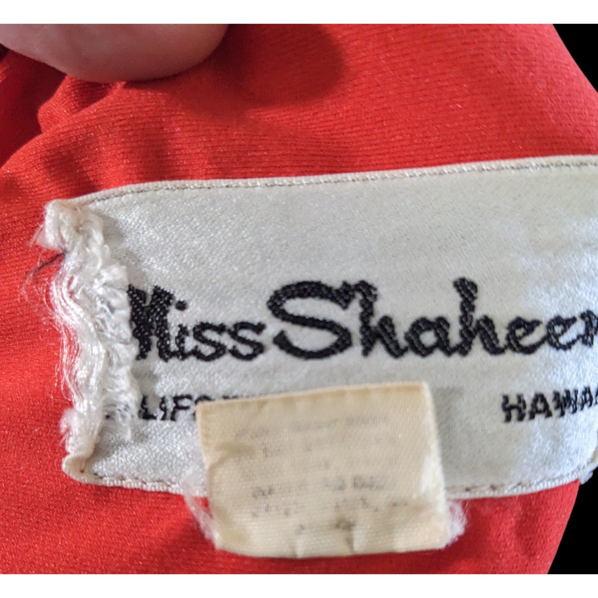 Other Vintage 70s Miss Shaheen Red And Black Gothic Tunic Size 12 Size XL / US 12-14 / IT 48-50 - 8 Thumbnail