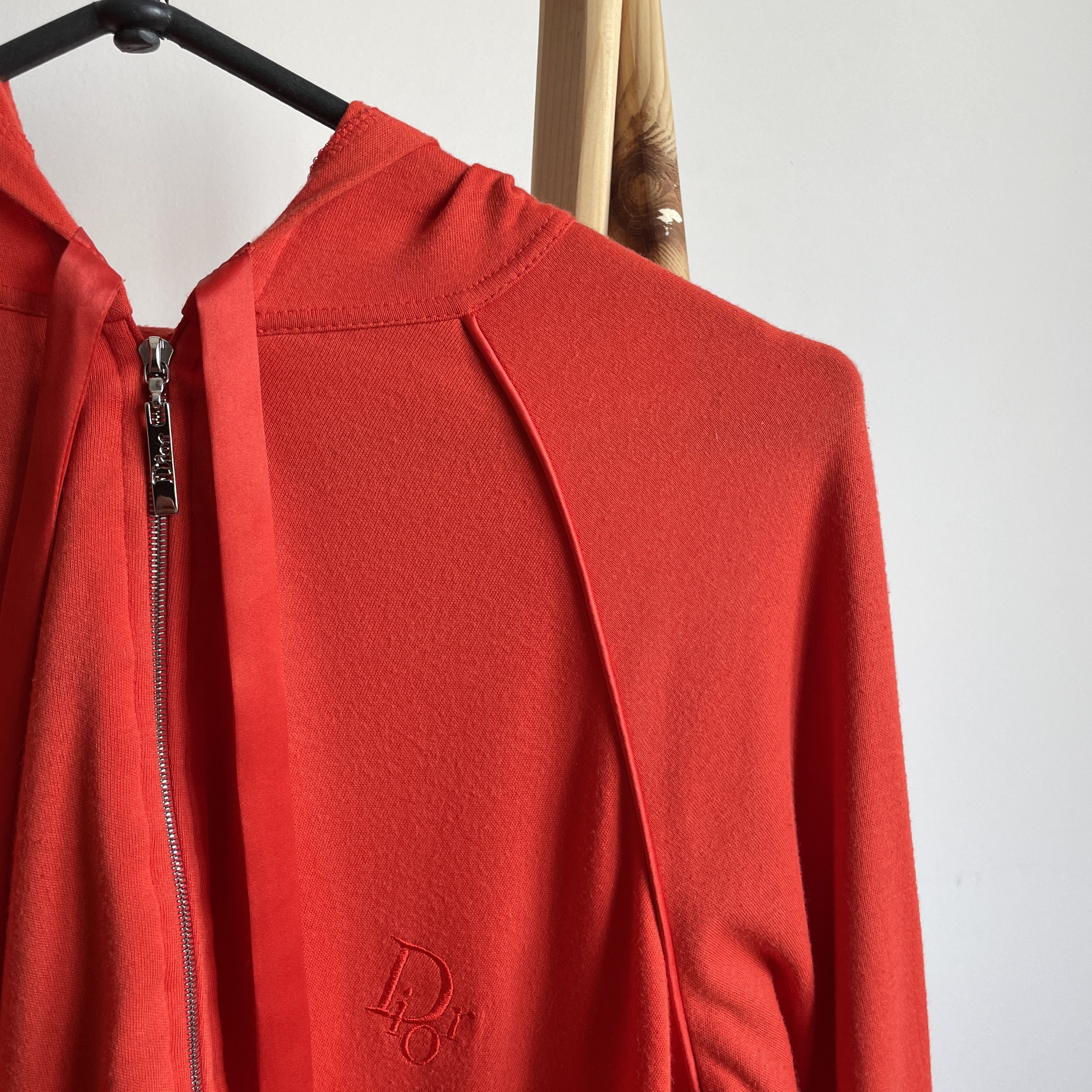 Dior Christian Dior Vintage 90's-00's Womens Zip Hoodie Size L / US 10 / IT 46 - 8 Thumbnail