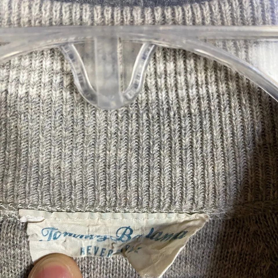 Tommy Bahama Tommy Bahama Reversible 1/4 Zip Sweater Men's Adults Gray M Size US M / EU 48-50 / 2 - 3 Thumbnail