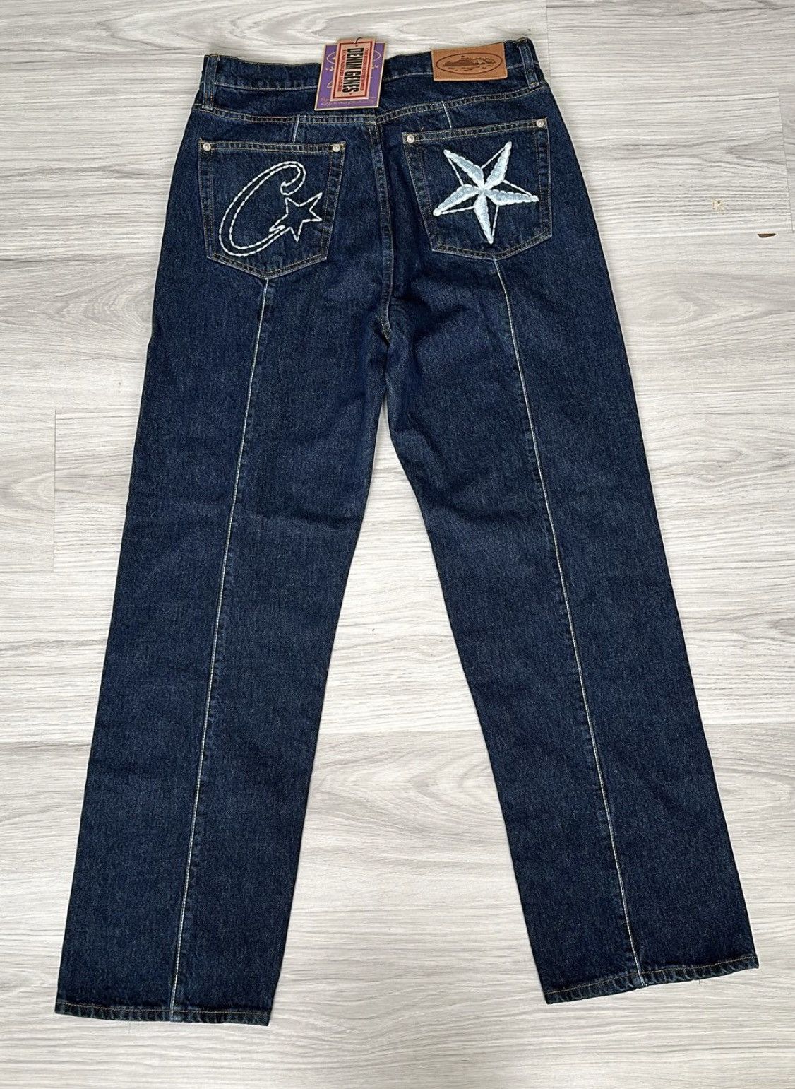 Corteiz C-Star Stitch-Down Jeans 30×32この商品は下のみですか - パンツ