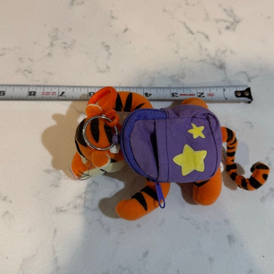 Vintage vintage Winnie the Pooh Tigger Plush Keychain purple Size ONE SIZE - 10 Thumbnail