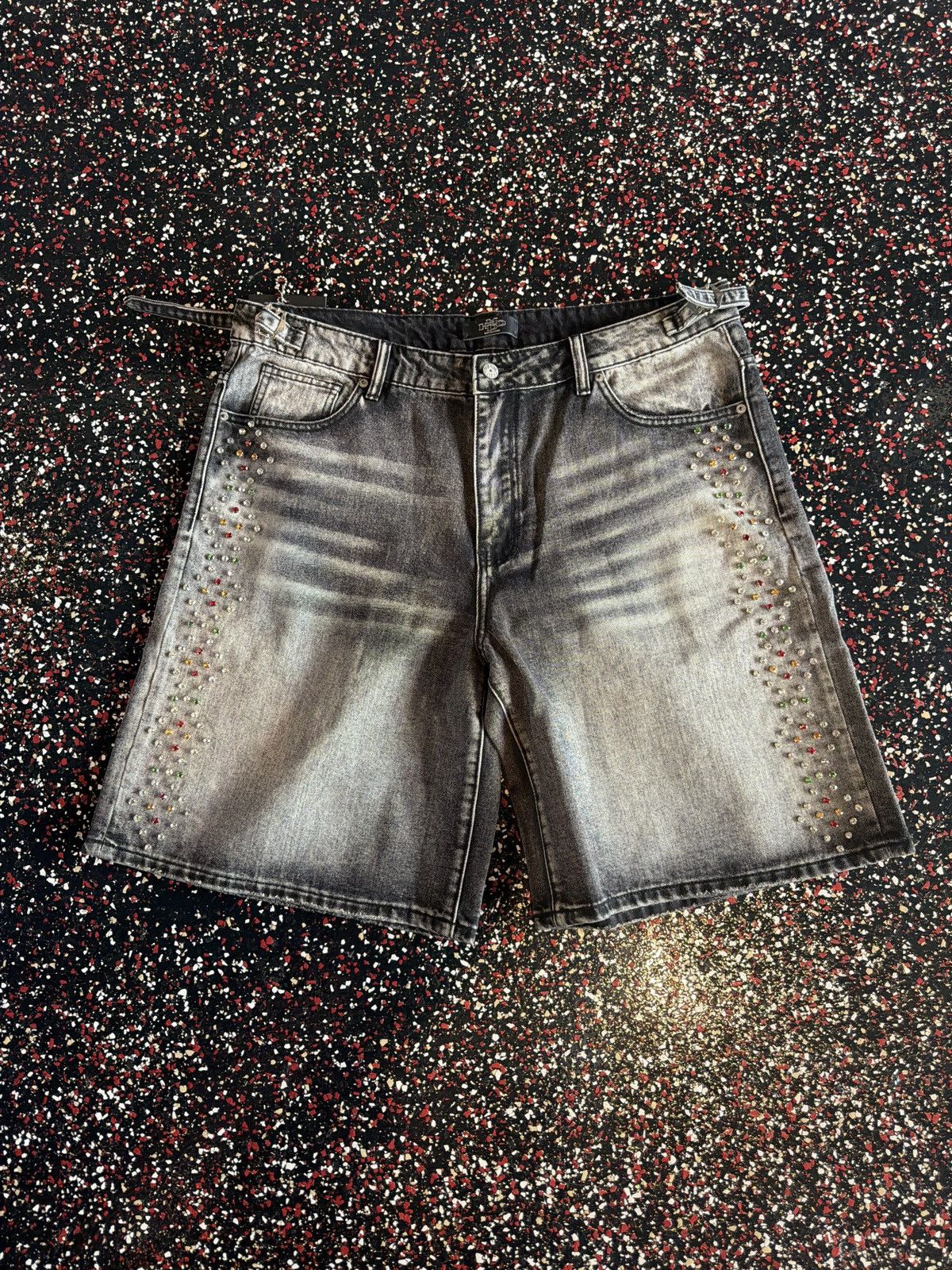 HMDD HMDD Crystal Jorts Size US 33 - 1 Thumbnail