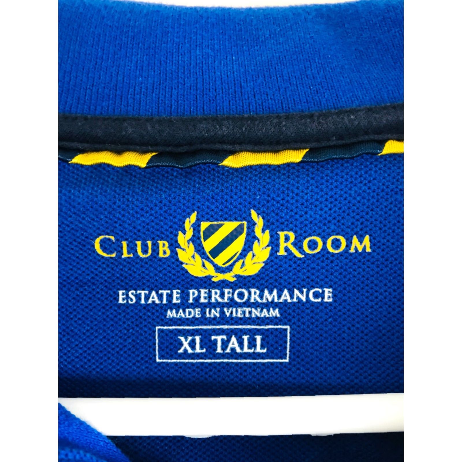 Club Room Club Room Polo Shirt Men's XL Tall Solid Blue Short Sleeve Estate Performance Shirt Size US XL / EU 56 / 4 - 5 Thumbnail