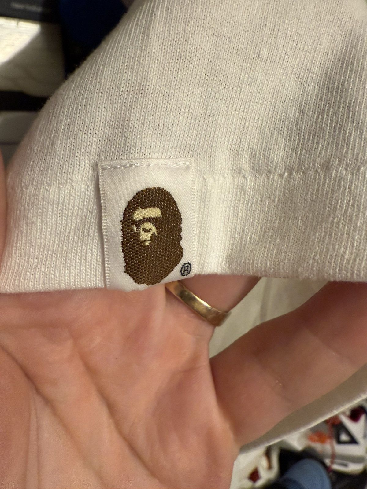 Bape head tee yellow camo size XL