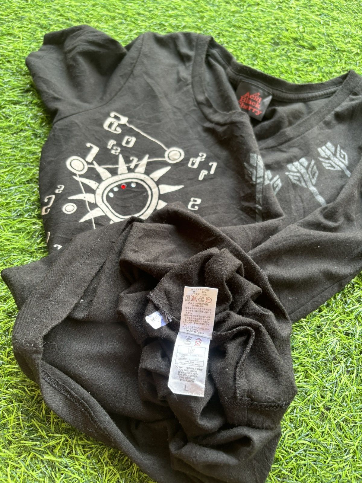 Hysteric Glamour Y2k Acid Black Cherry Tshirt Size US M / EU 48-50 / 2 - 9 Thumbnail