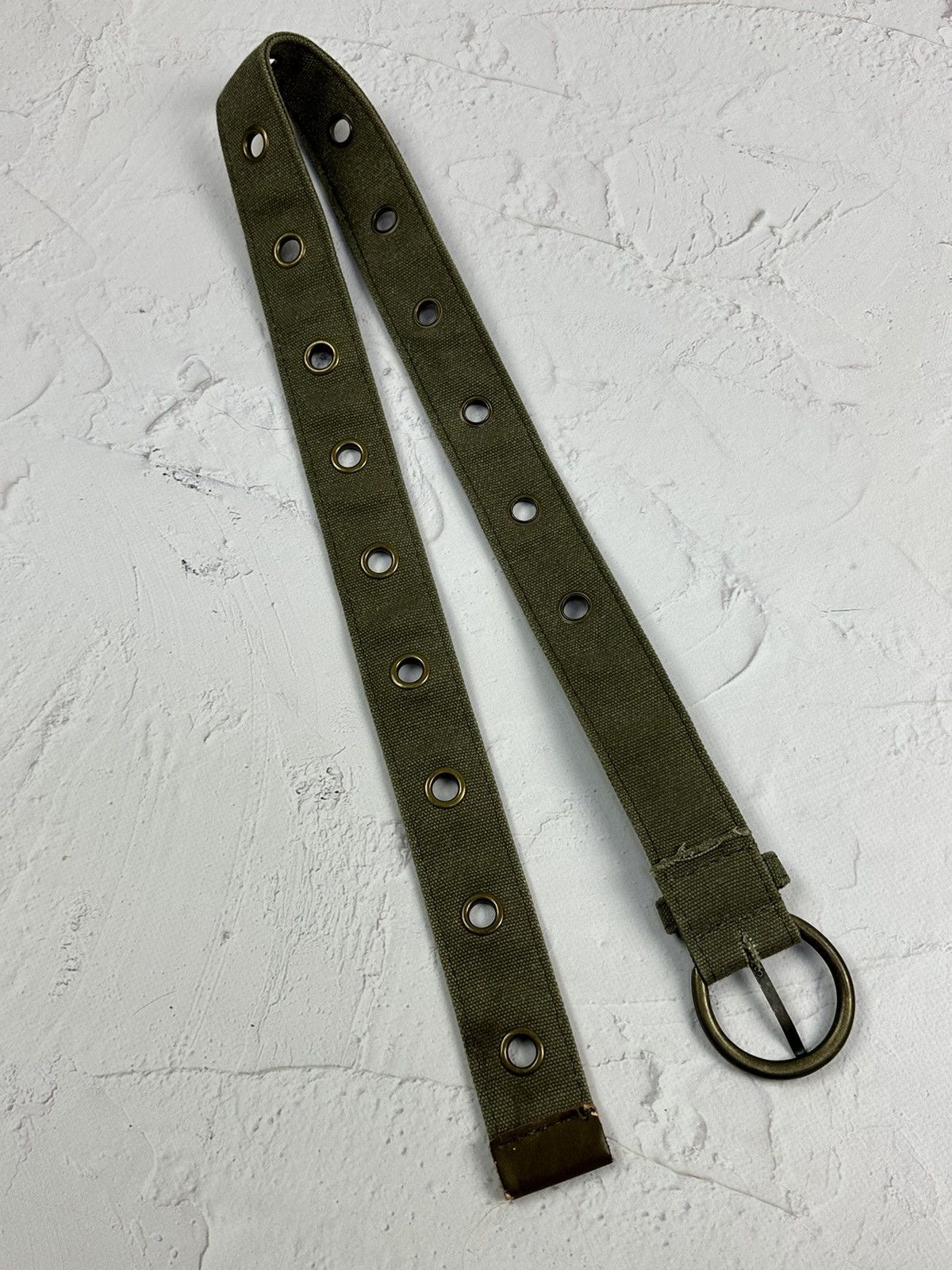 Vintage Vintage Khaki Belt Size 32 - 5 Thumbnail