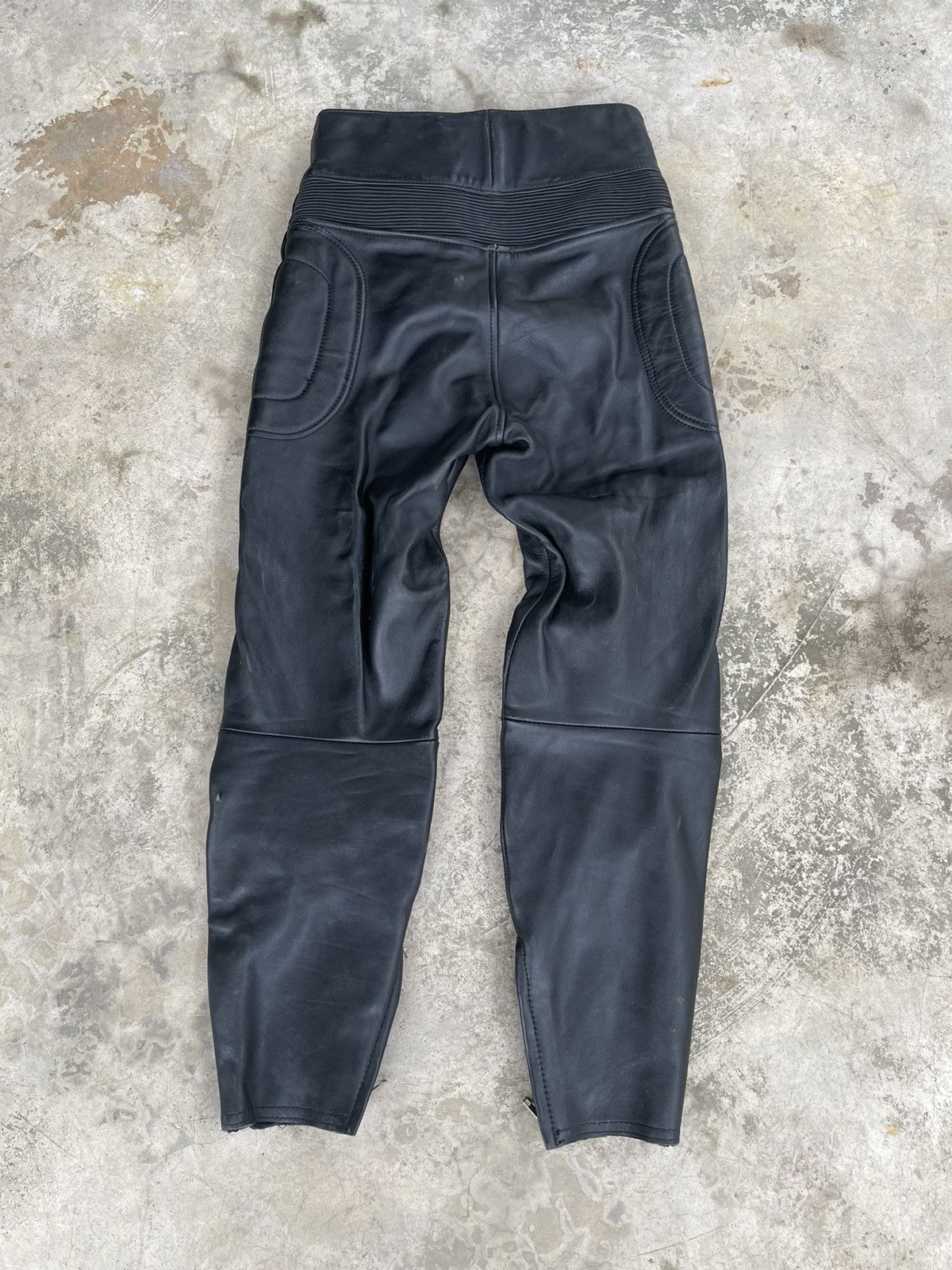 Hein Gericke Japanese Brand Leather Padded Pant Rider Motorcyle Suit Size US 29 - 2 Thumbnail