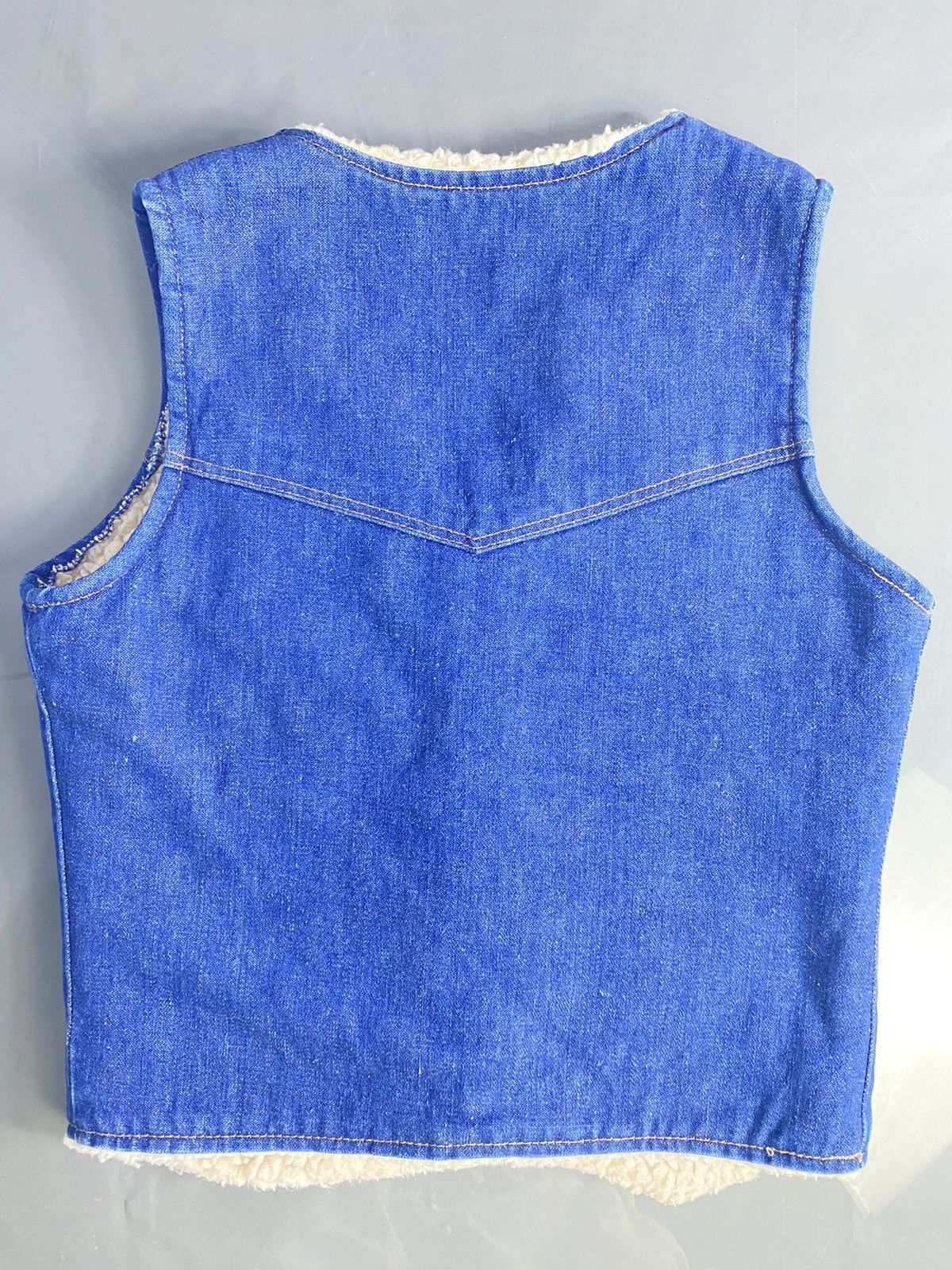 Vintage × Wrangler Western Rainbow Sherpa Riders Vest Size S / US 4 / IT 40 - 2 Thumbnail