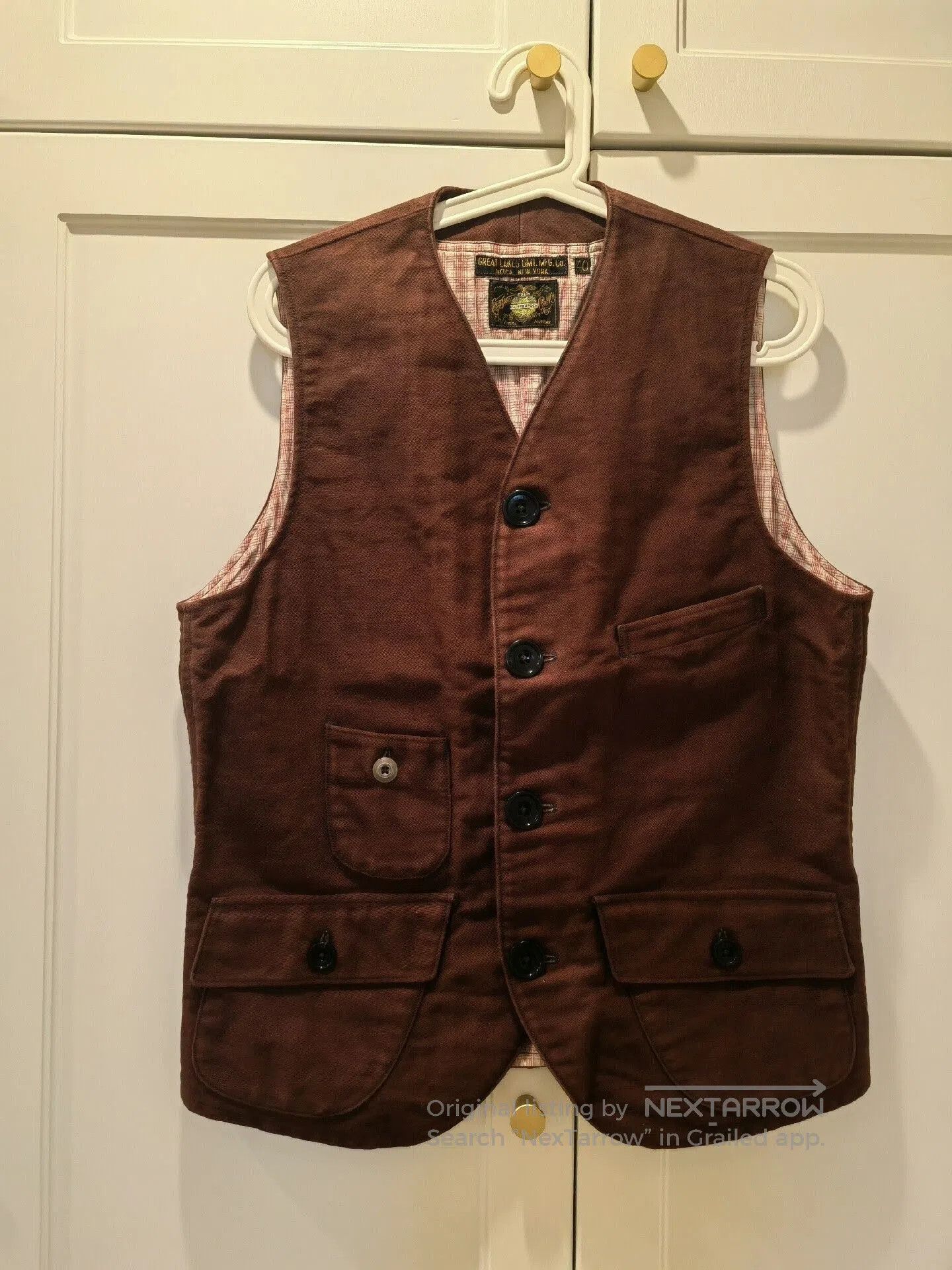 Freewheelers Freewheelers Single Vest in Dark Color. Size US XXS / EU 40 - 1 Thumbnail