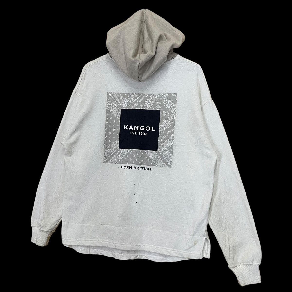 Vintage Kangol Big Logo Pullover Hoodie Size US L / EU 52-54 / 3 - 3 Thumbnail