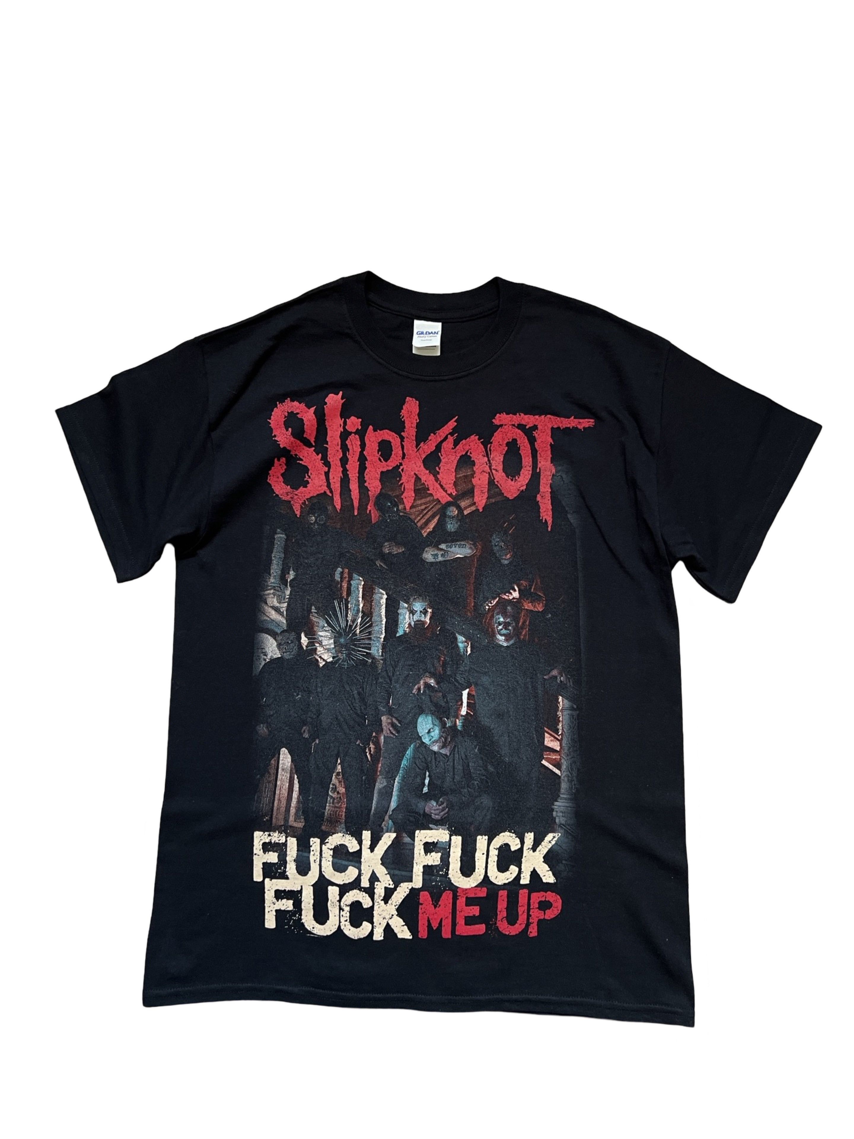 Band Tees 2015 Slipknot Fuck Me Up Crazy Both Side Printed Tee Size US S / EU 44-46 / 1 - 2 Thumbnail